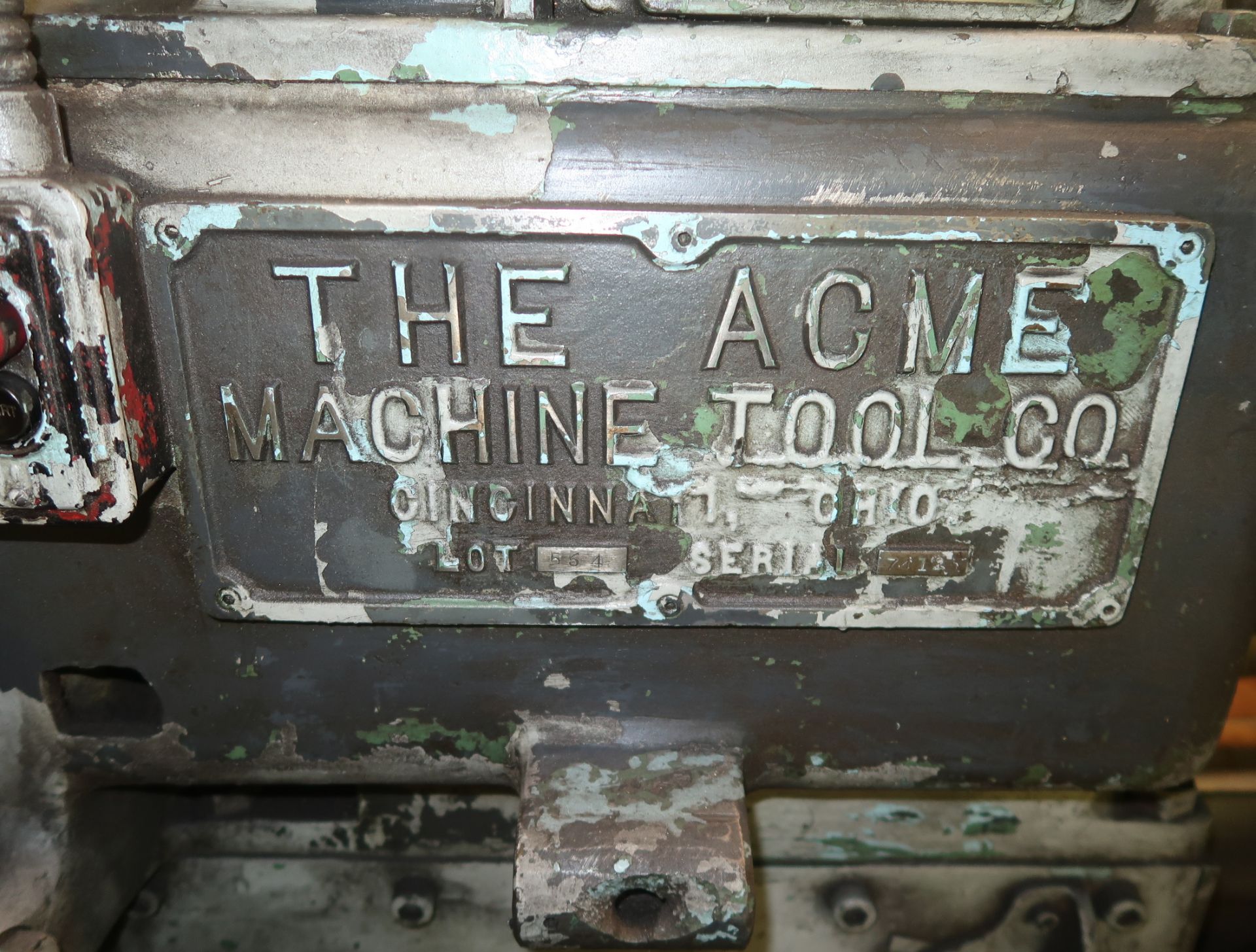 ACME MDL. 534 TURRET LATHE W/CUSTOM TOOLING, SN. 7412 - Image 2 of 4