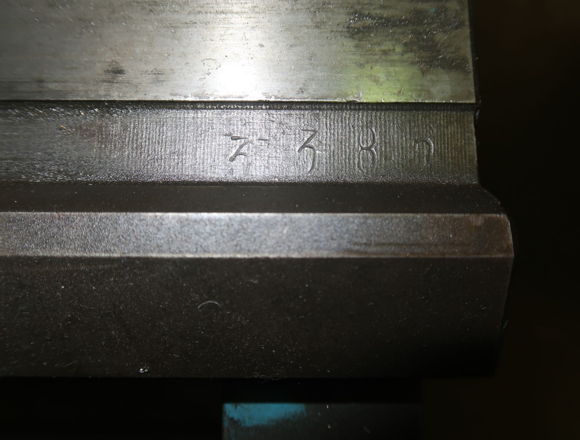 ENCO III-1445 ENGINE LATHE, 2 3/4" THRU HOLE, 3-JAW CHUCK 4-WAY TOOL POST, SN. 7380 - Image 5 of 6