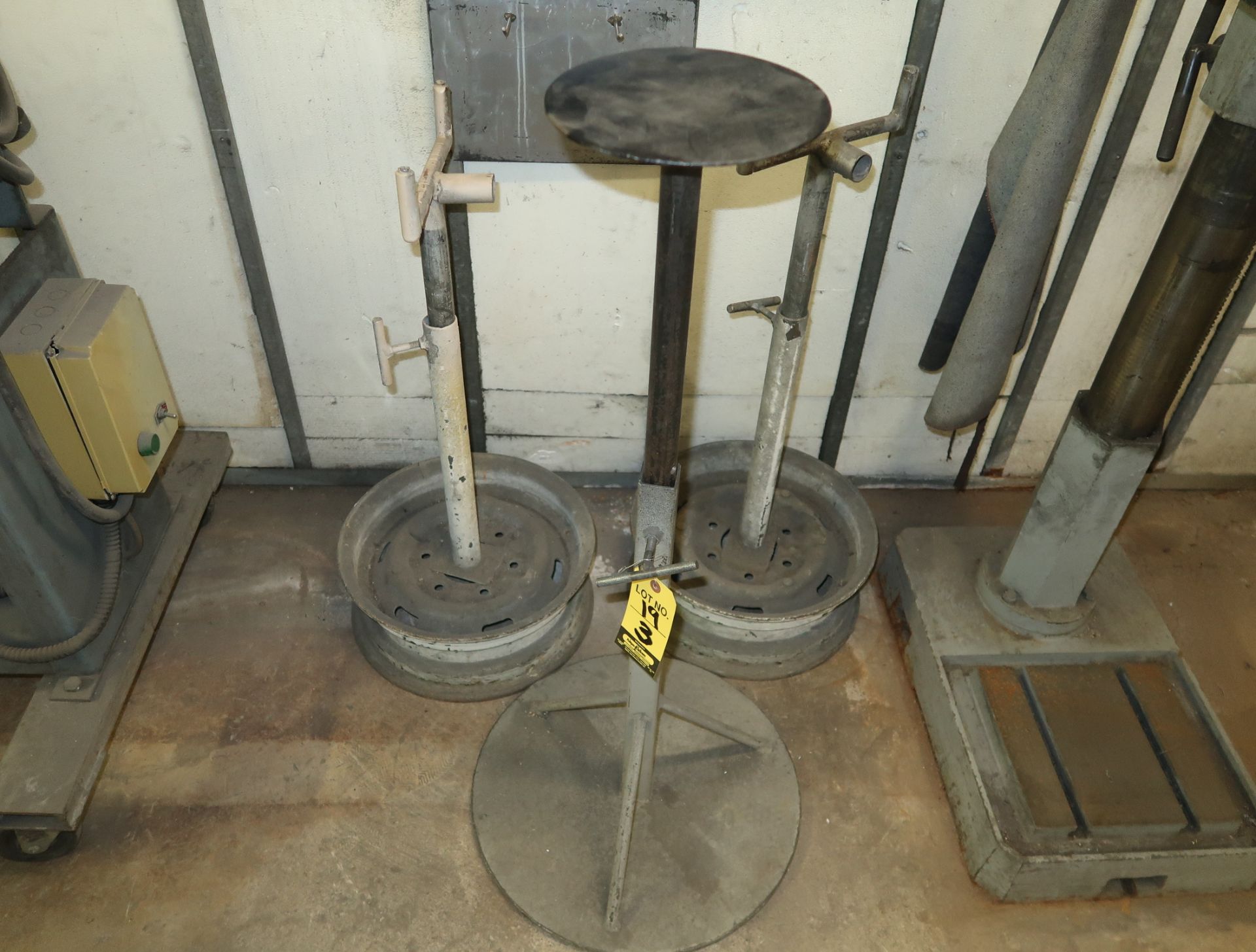 SHOP FABRICATED ADJUSTABLE STANDS