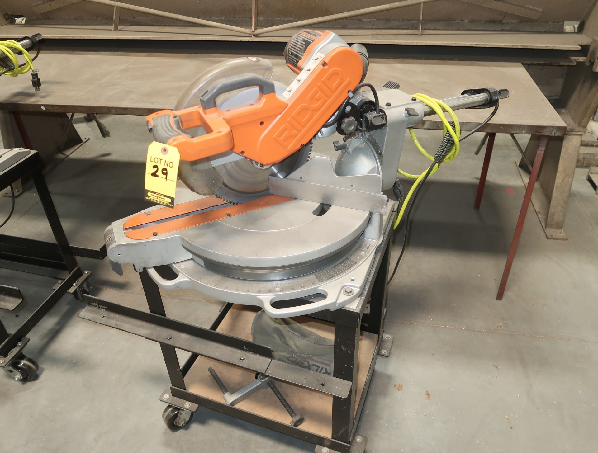 RIDGID 12" COMPOUND MITER SAW W/ PORTABLE STAND