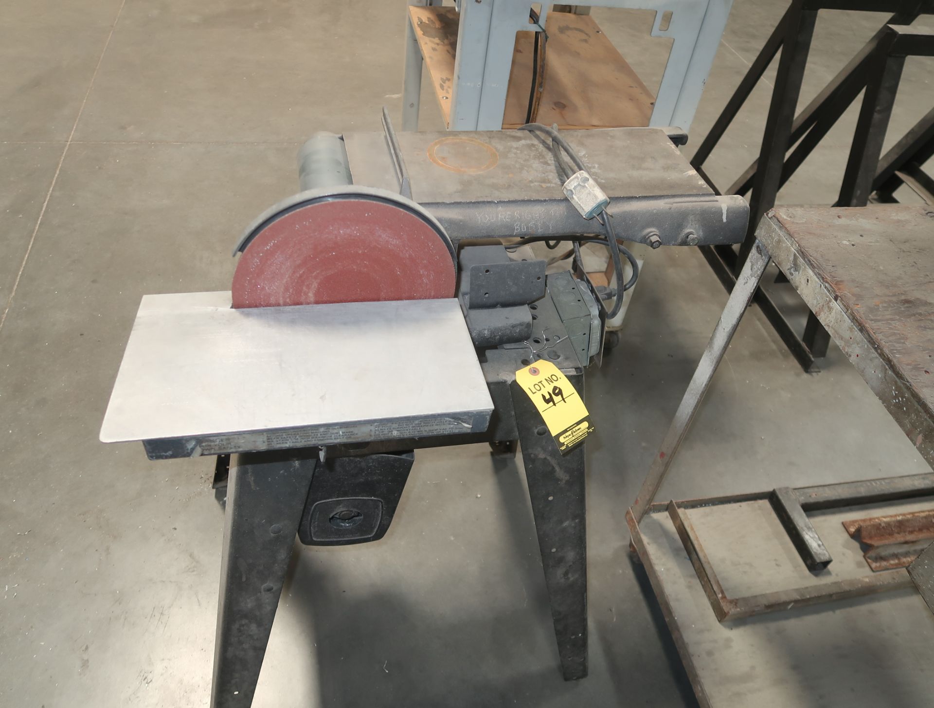 9" DISC SANDER ON STAND