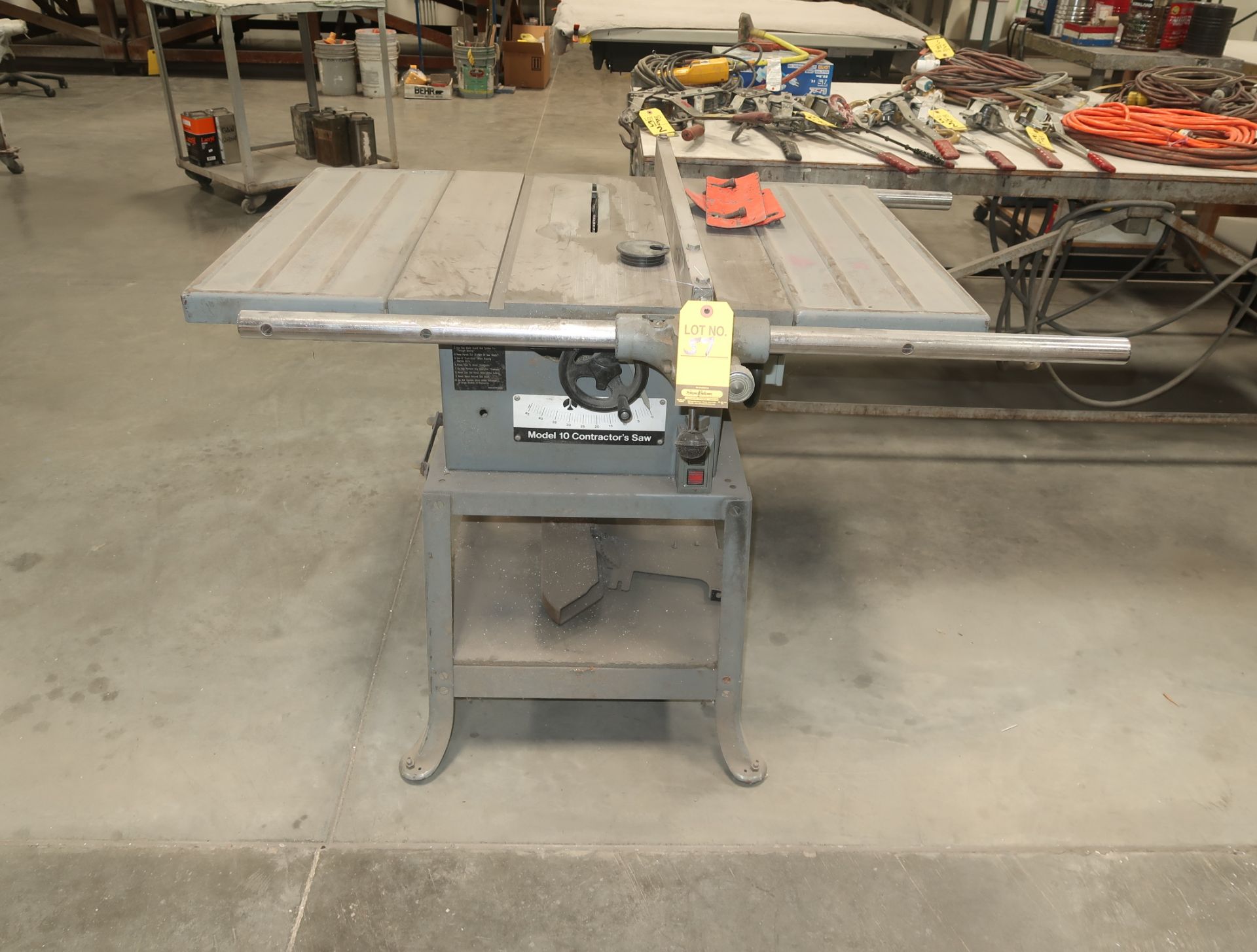 ROCKWELL MDL 10 CONTRACTORS SAW