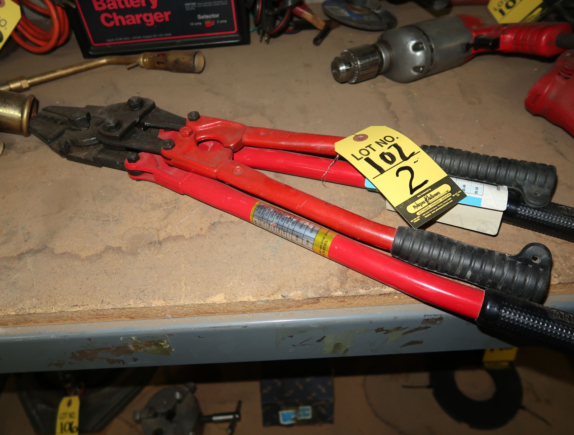 18" BOLT & WIRE CUTTER AND OVAL SLEEVE CRIMPER