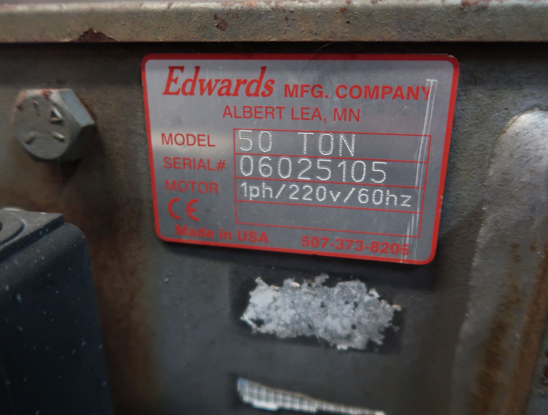 EDWARDS 50 TON IRON WORKER - Image 3 of 4