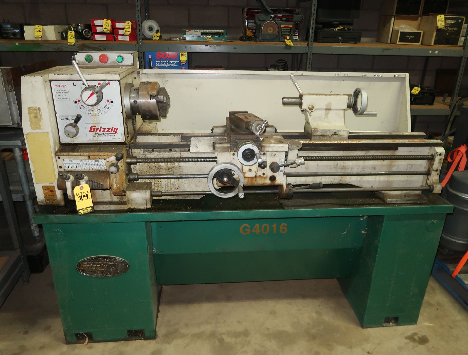 GRIZZLY G4016 GAP BED ENGINE LATHE