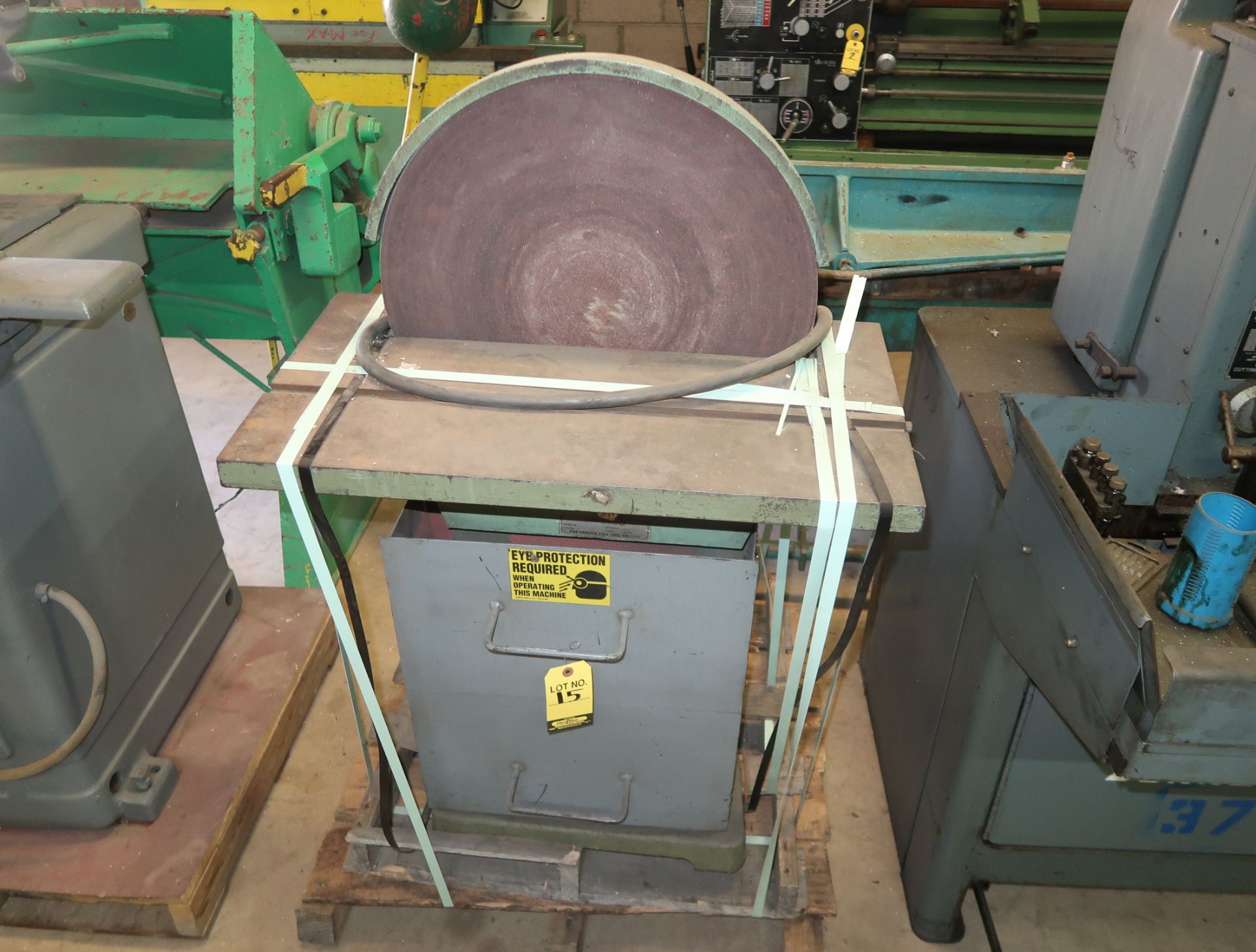 CONQUEST 18" DISC SANDER/POLISHER