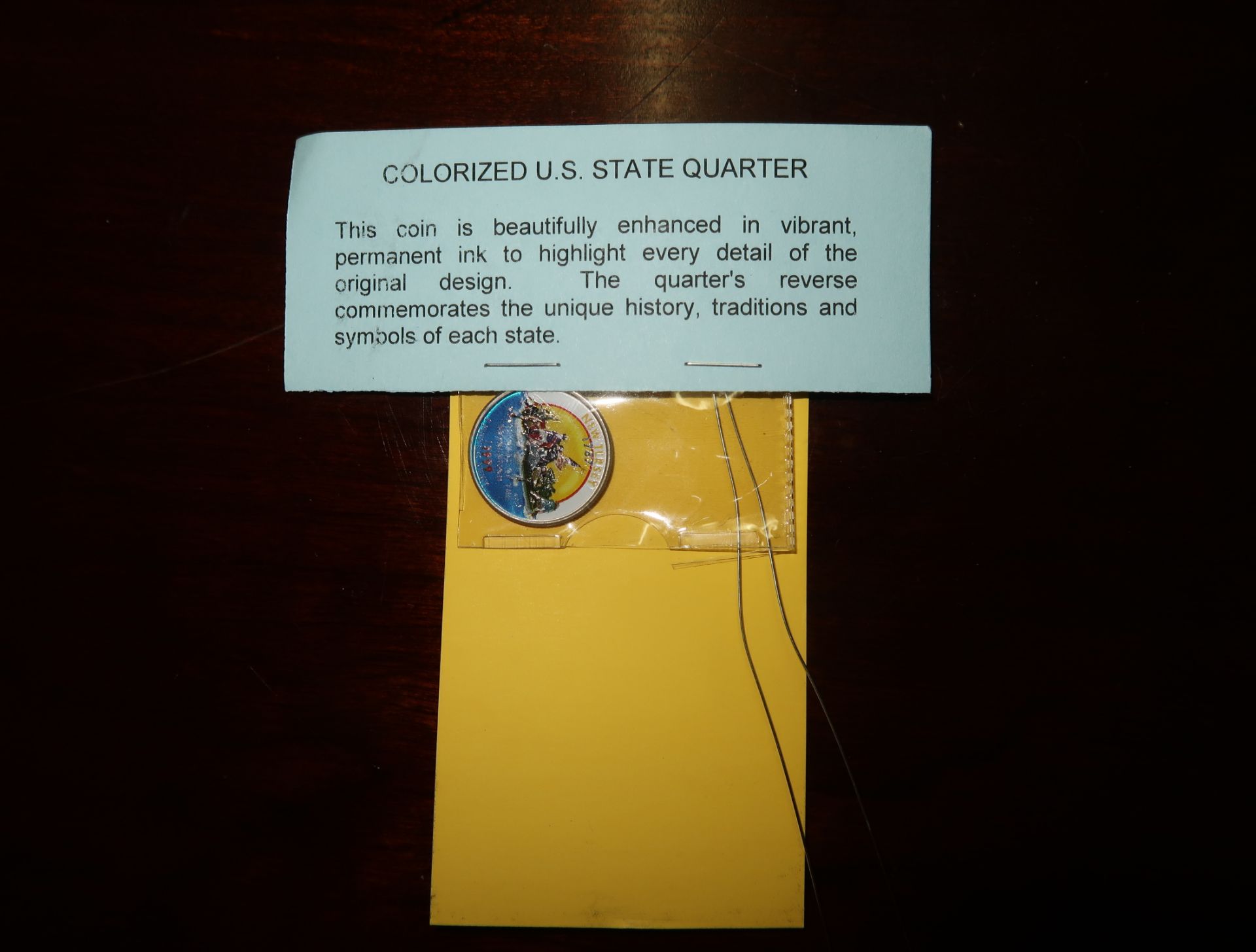 COLORIZED/ 24K GOLD STATEHOOD QUARTER