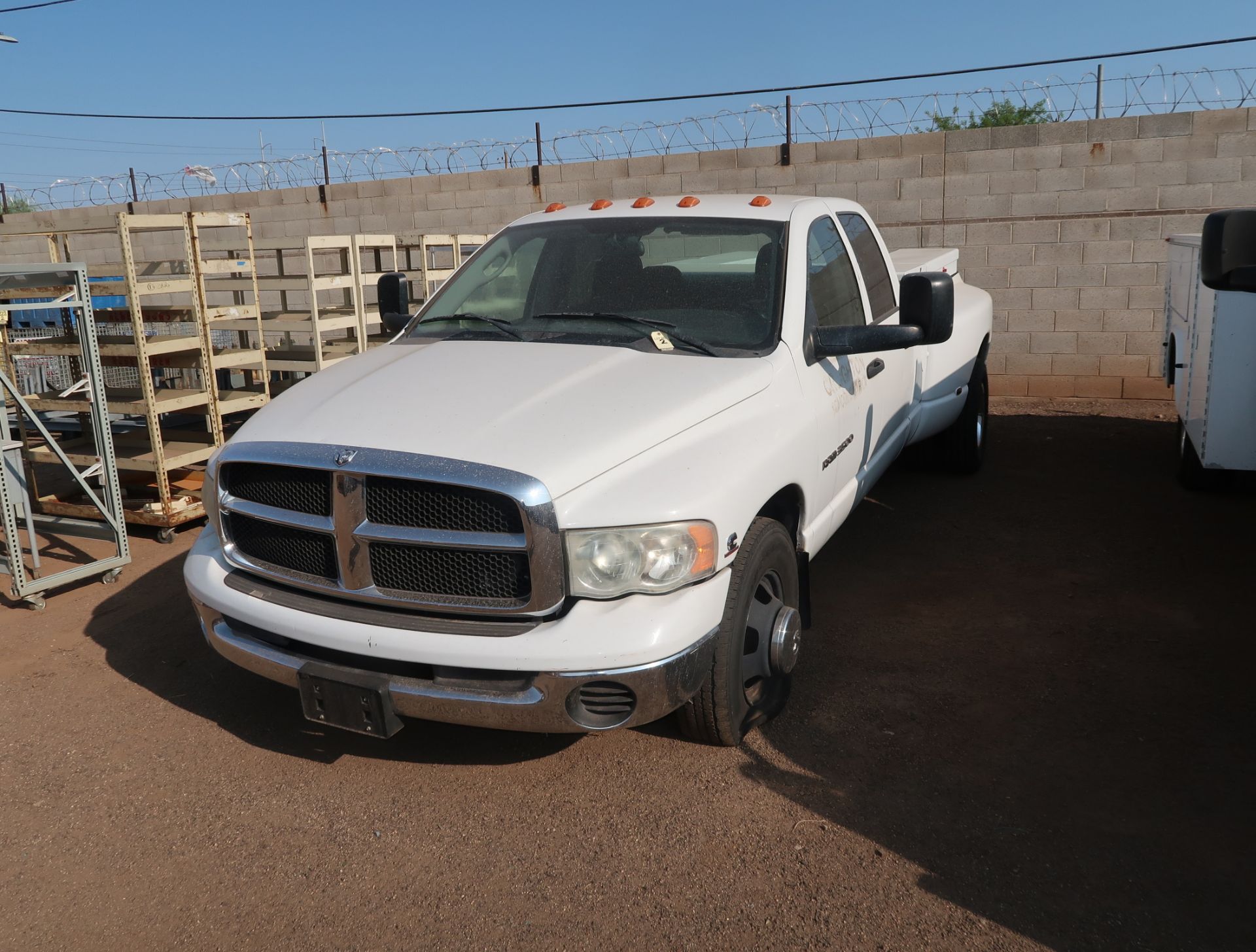 2004 DODGE RAM 3500 SLT CUMMINS TURBO DIESEL DUALLY W/ TOOL BOXES VIN. 3D7MA48C44G200794 MI. 62,127