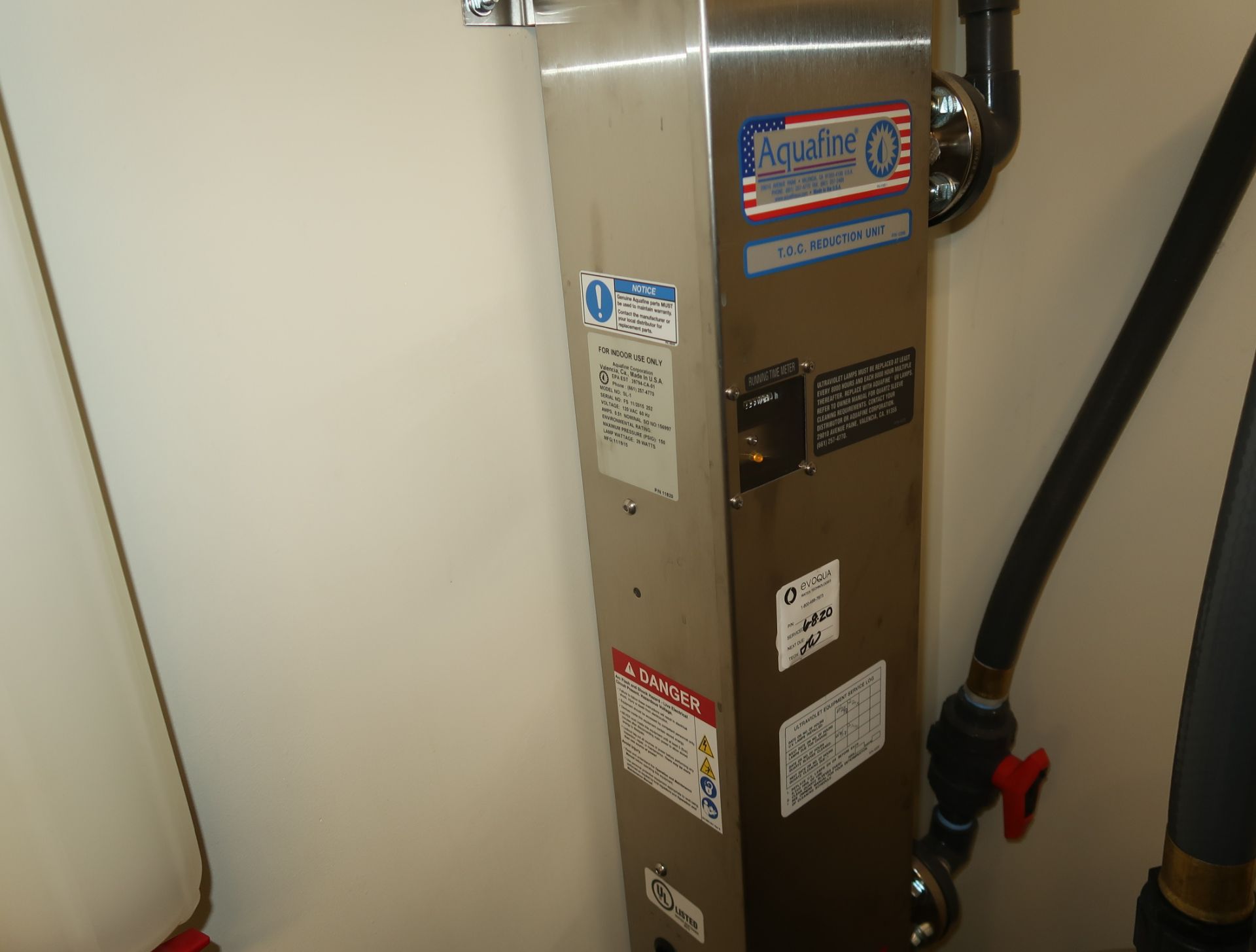 LOT SIEMENS MDL. M41RGP002ESB RO SYSTEM, WATER SOFTENER & UV T.O.C. REDUCTION UNIT - Image 5 of 5