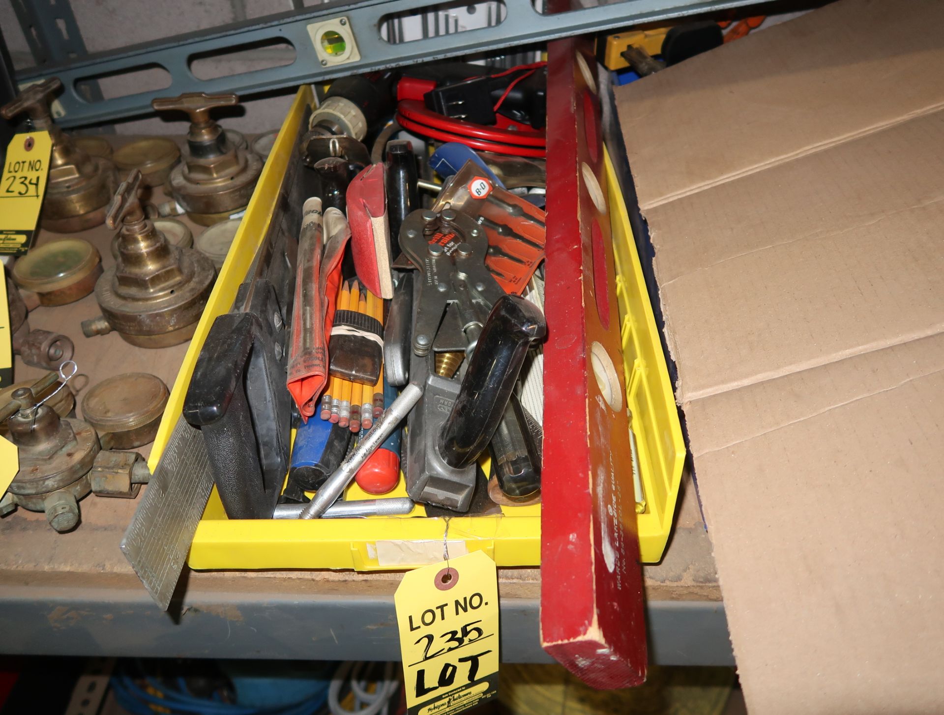 ASSORTED TOOLS; PLANERS, SAWS, SCREWDRIVERS, ETC.