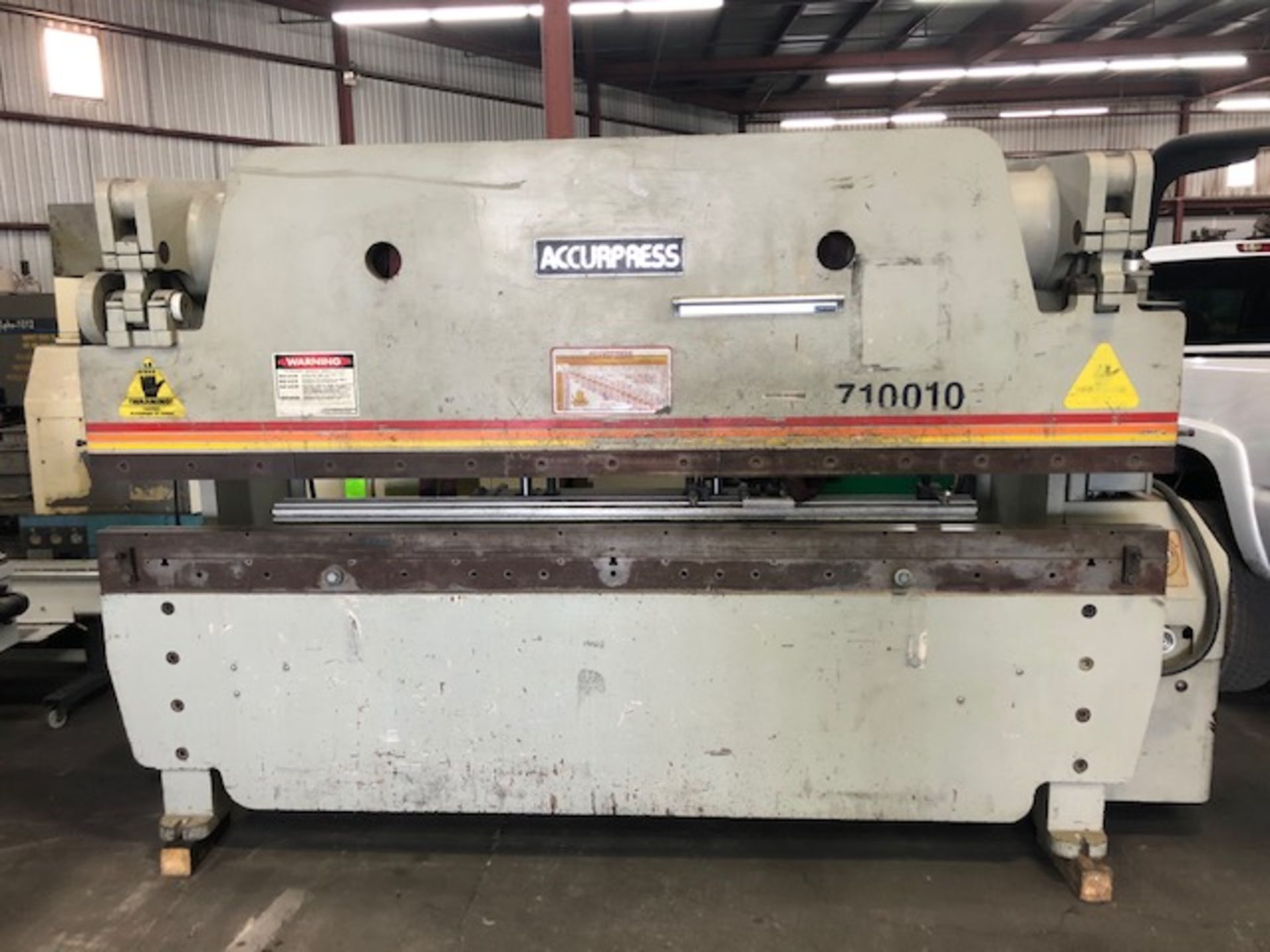 ACCURPRESS 10' X 100TON CNC PRESS BRAKE, MDL. 710010 SN. 2978, 220V 3PH - Image 2 of 6