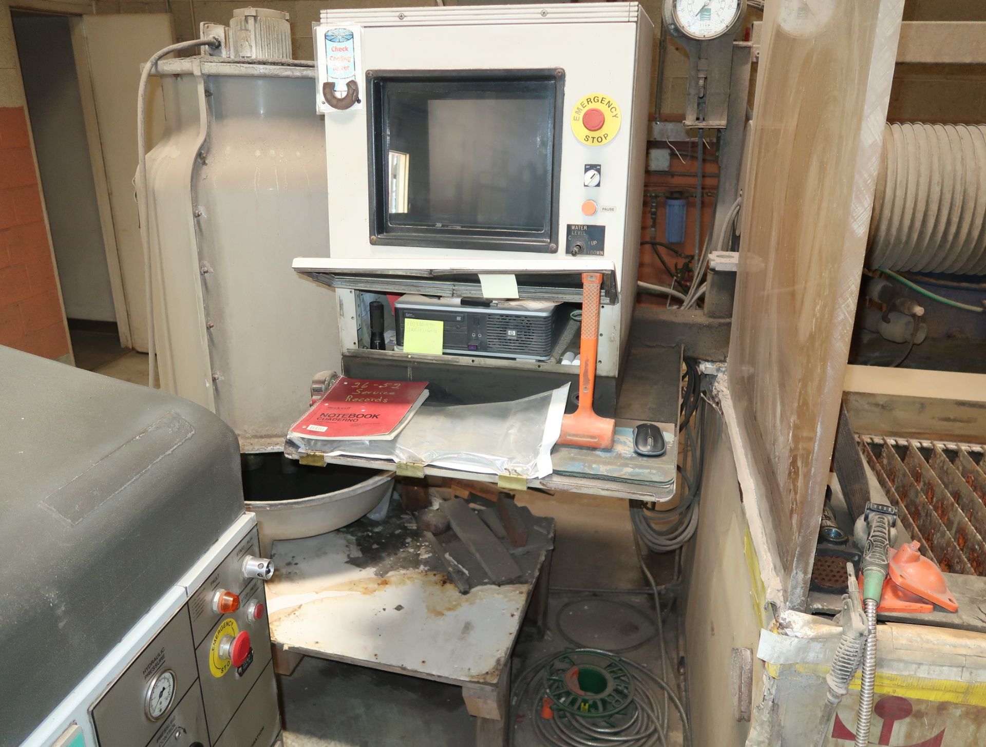 OMAX MDL. 2652 WATERJET, SN. A51546, 1996, (3287 HOURS), W/2007 FLOW WATERNIFE MDL. 7XSE-60 HI- - Image 3 of 6