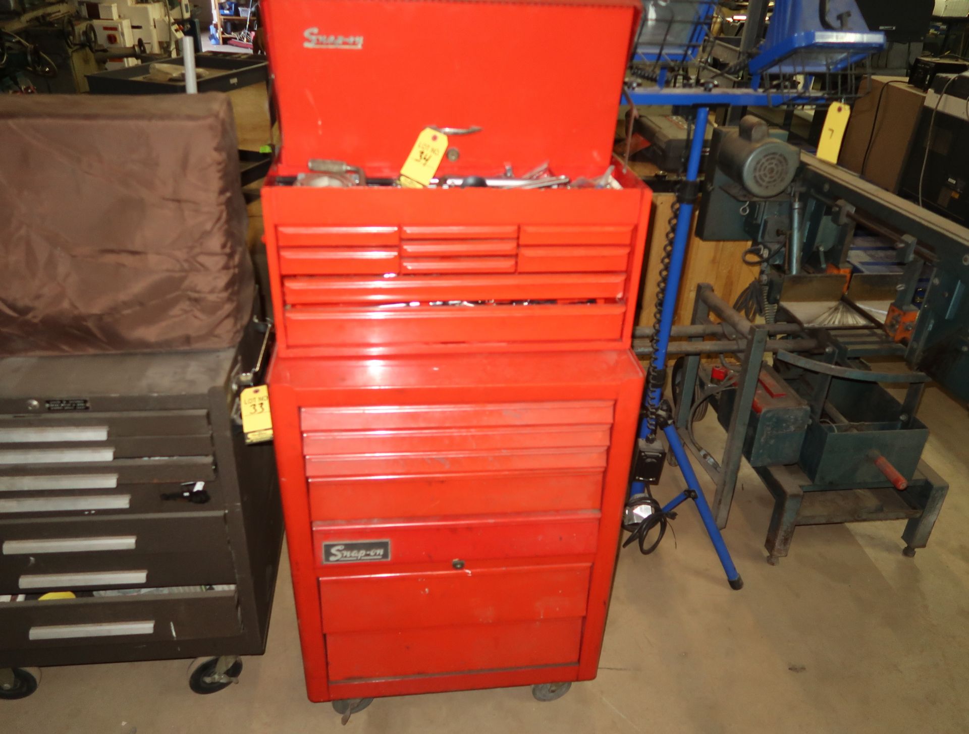 SNAP-ON TOOL BOX LOADED