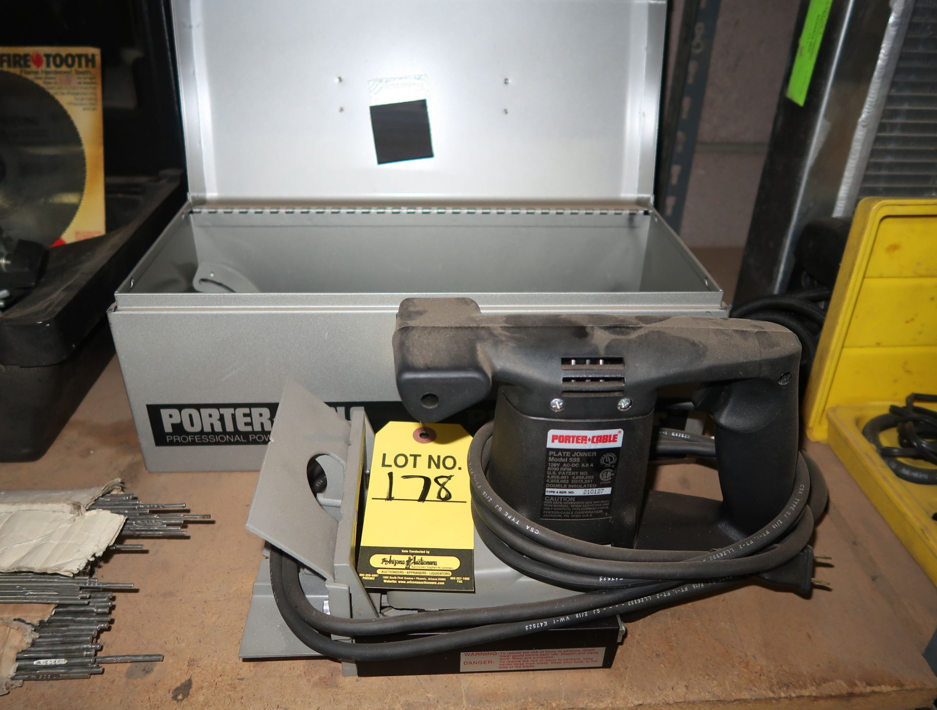 PORTER CABLE PLATE JOINER W/ CASE