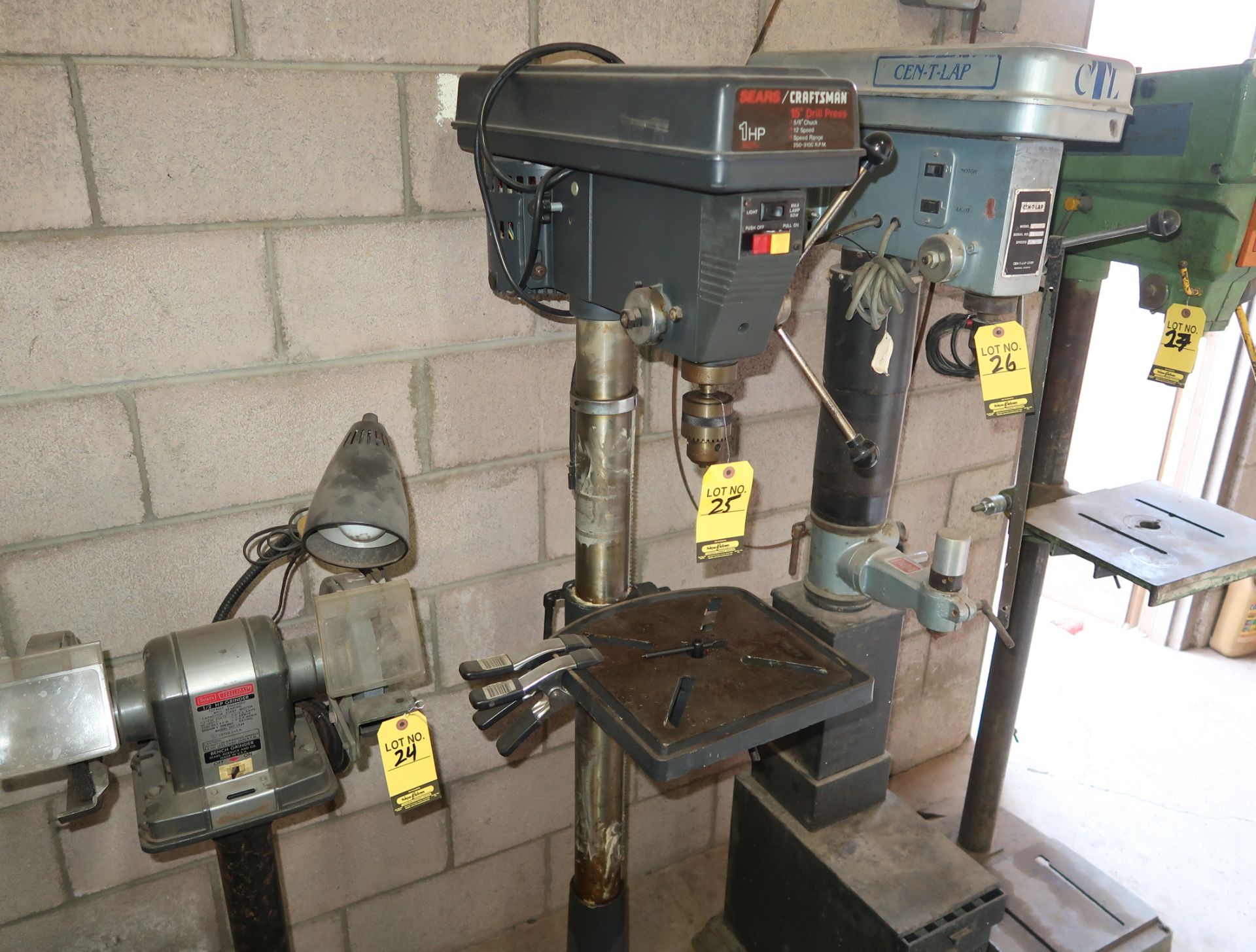 SEARS 1/2HP 15" FLOOR MDL. DRILL PRESS