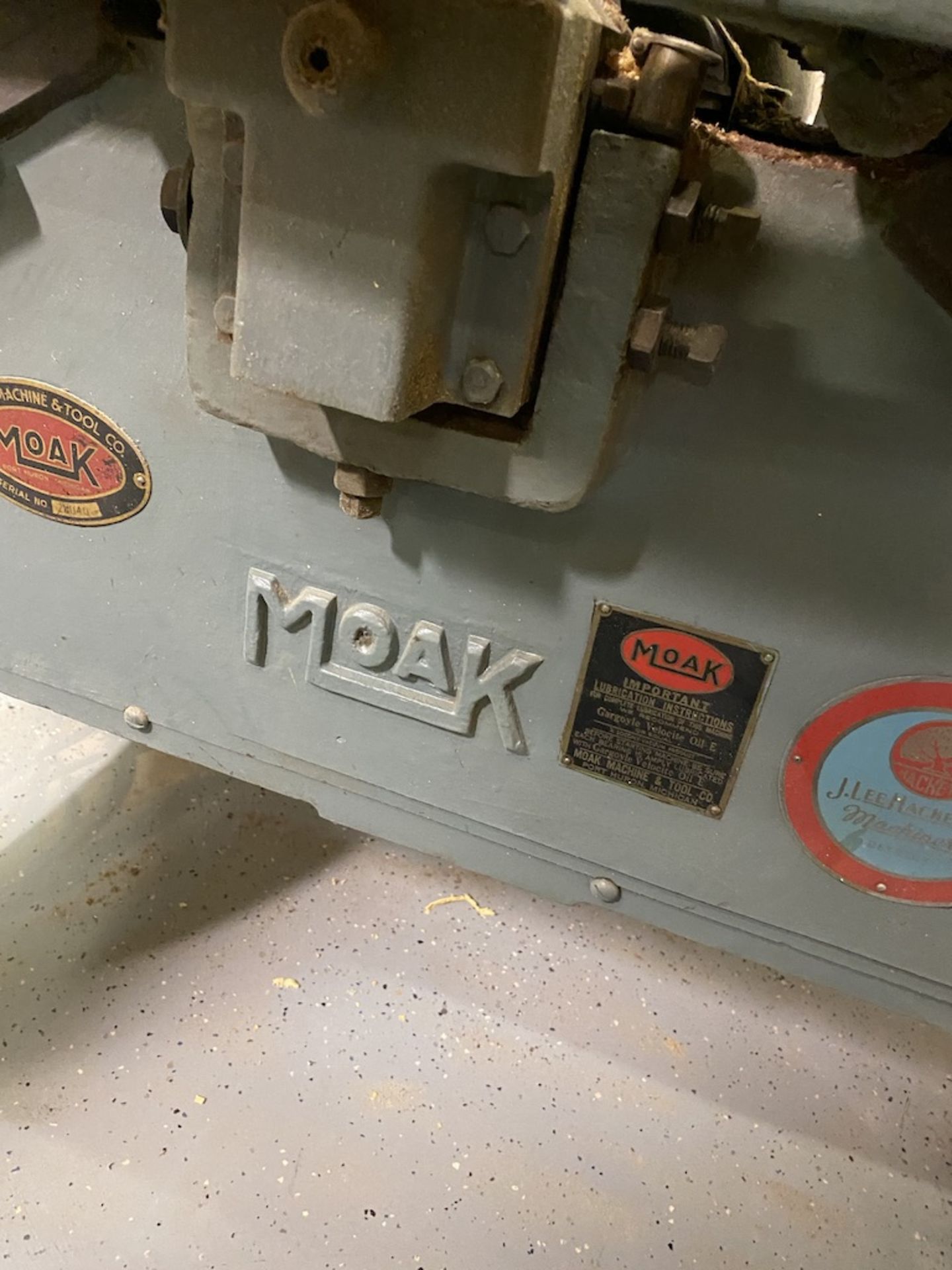 Moak wood jointer - Image 3 of 3