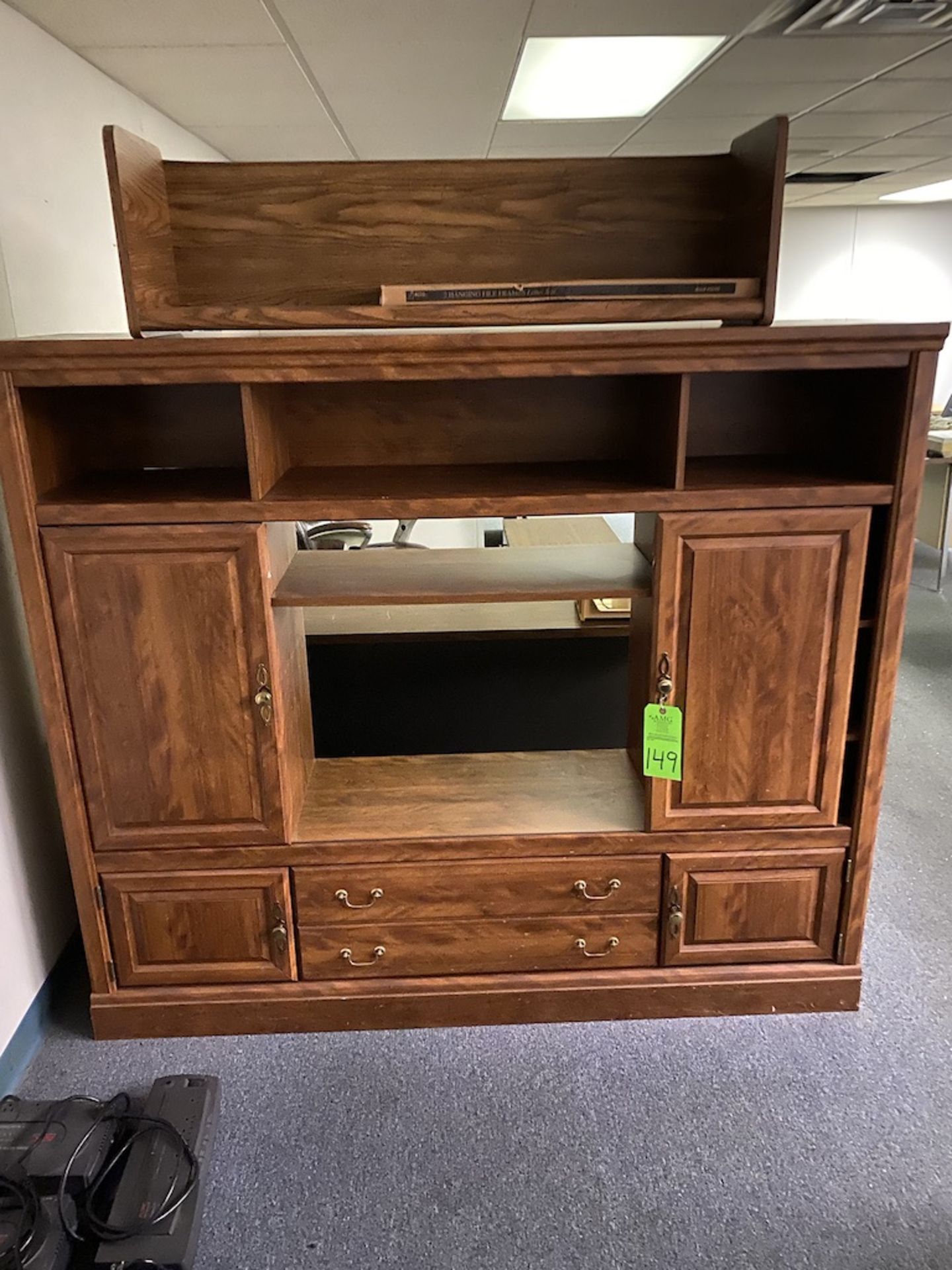 furniture wood entertainment console