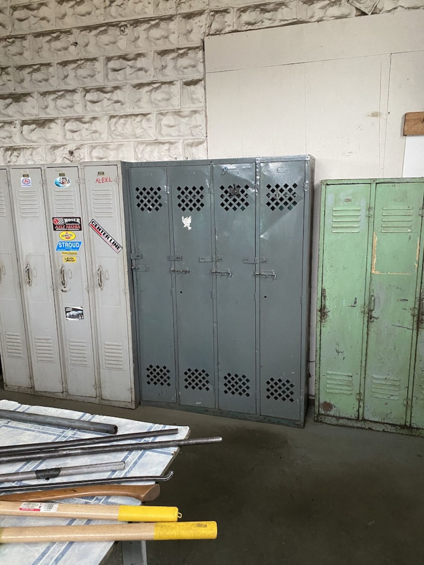 lockers One lot of metal shop lockers - Image 3 of 3