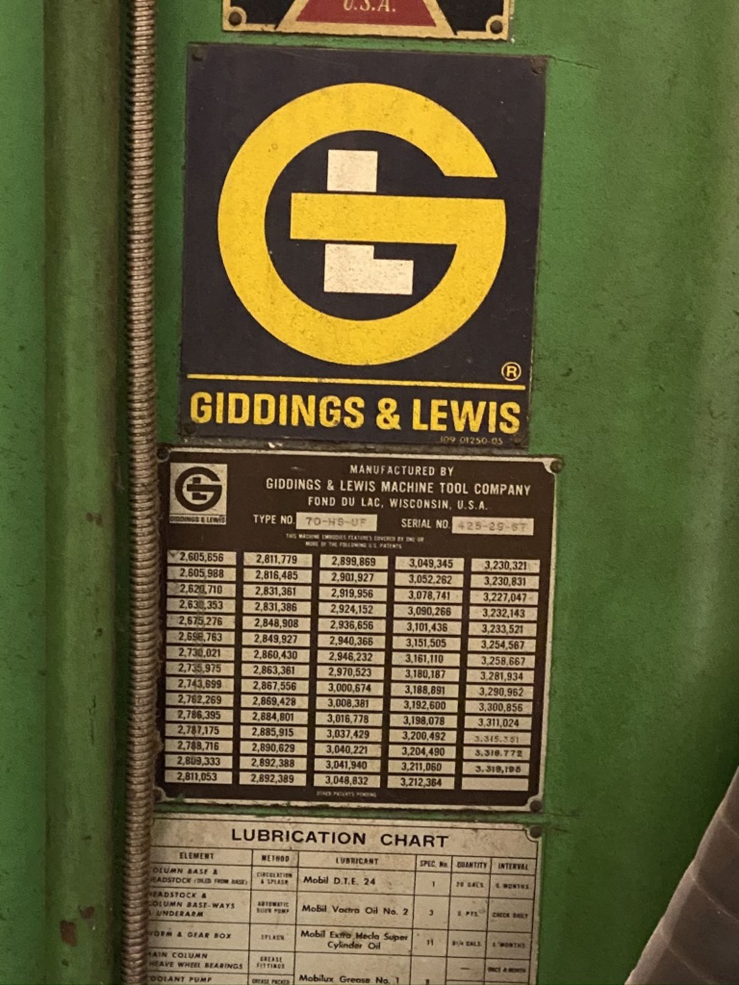 6" Giddings & Lewis Model 70-HS-UF floor type horizontal boring mill, - Bild 12 aus 14