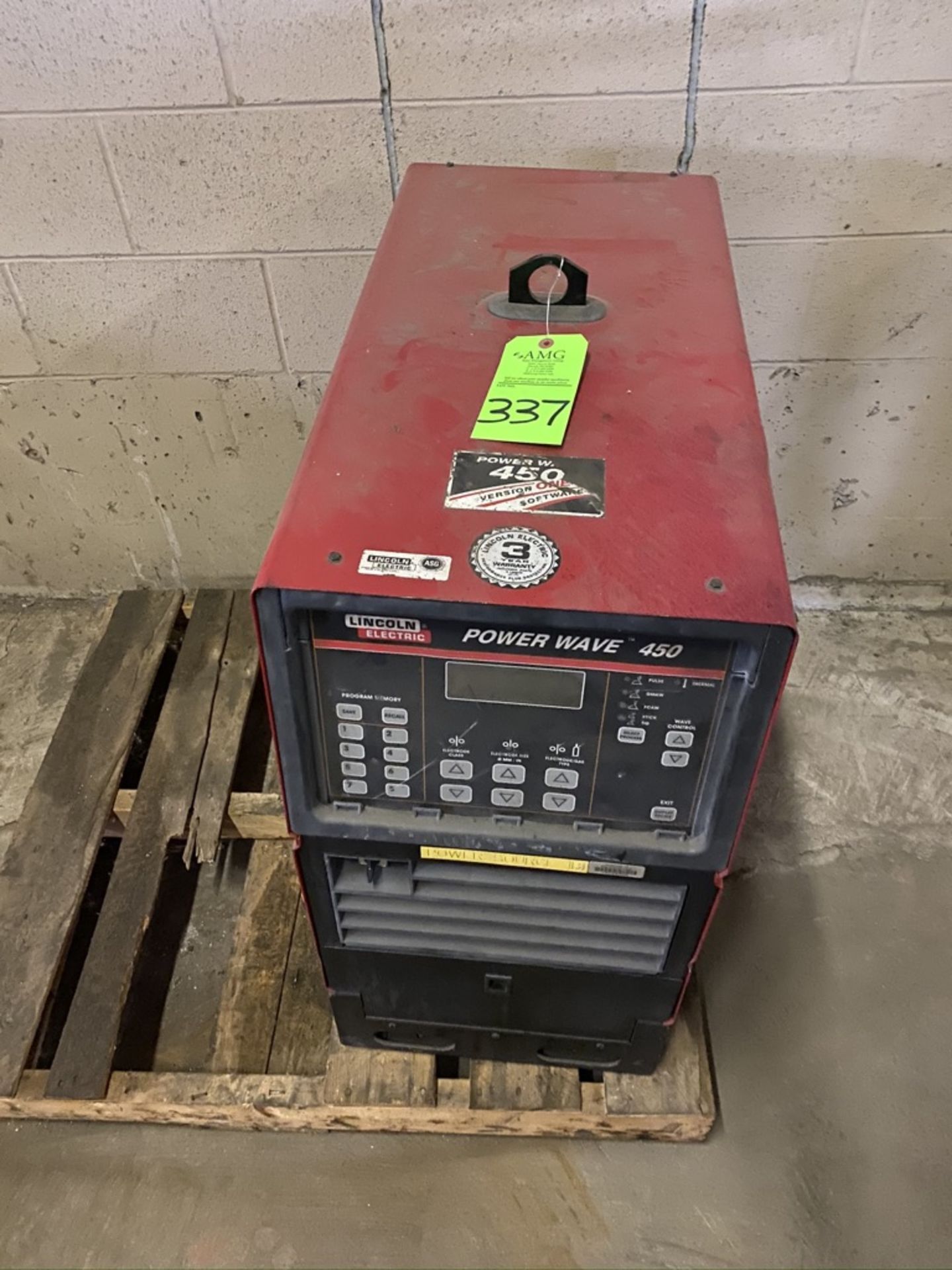 Lincoln Electric Power wave 450, weld power source 1B