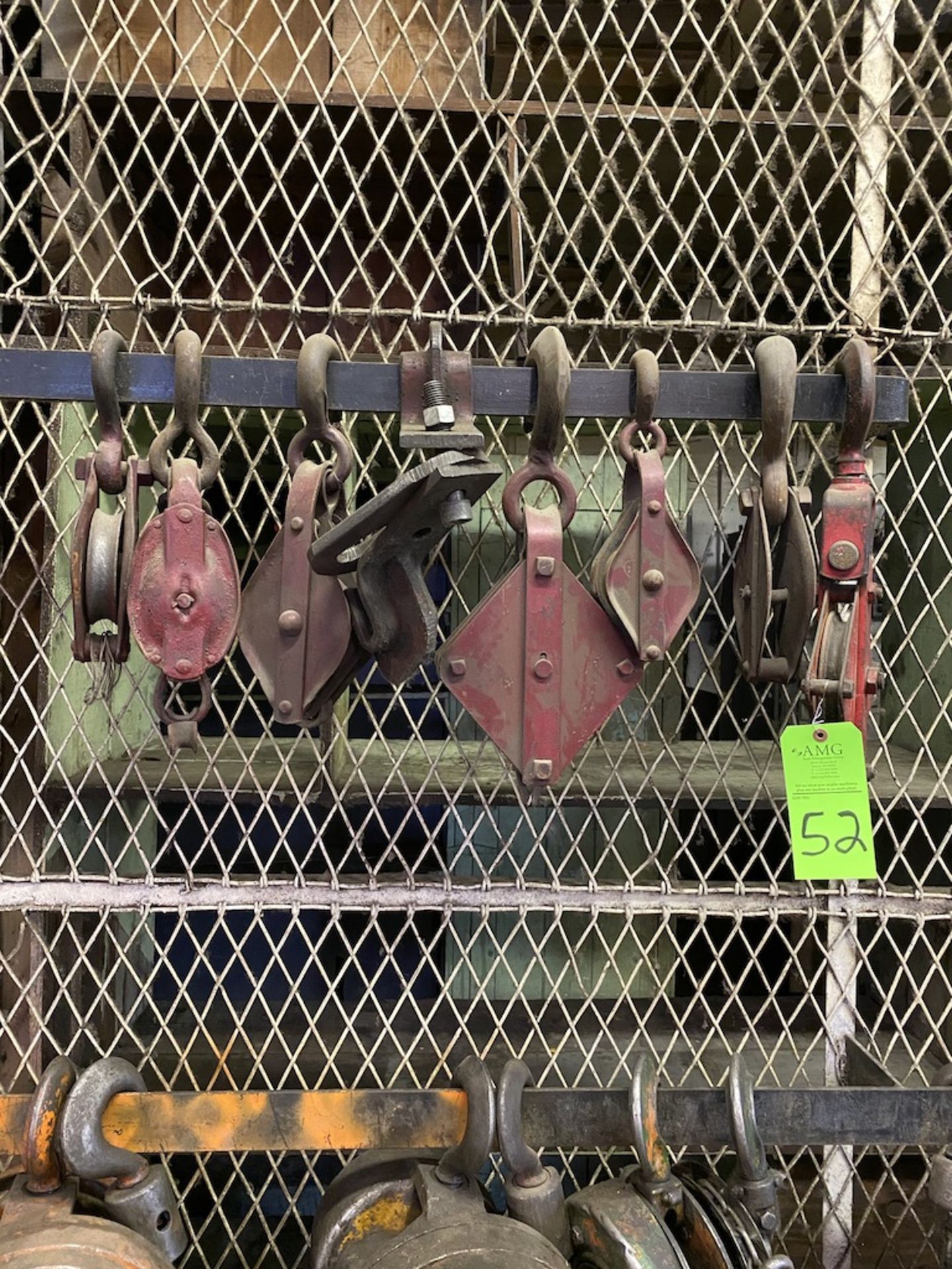 lot of Pulleys and block tackle