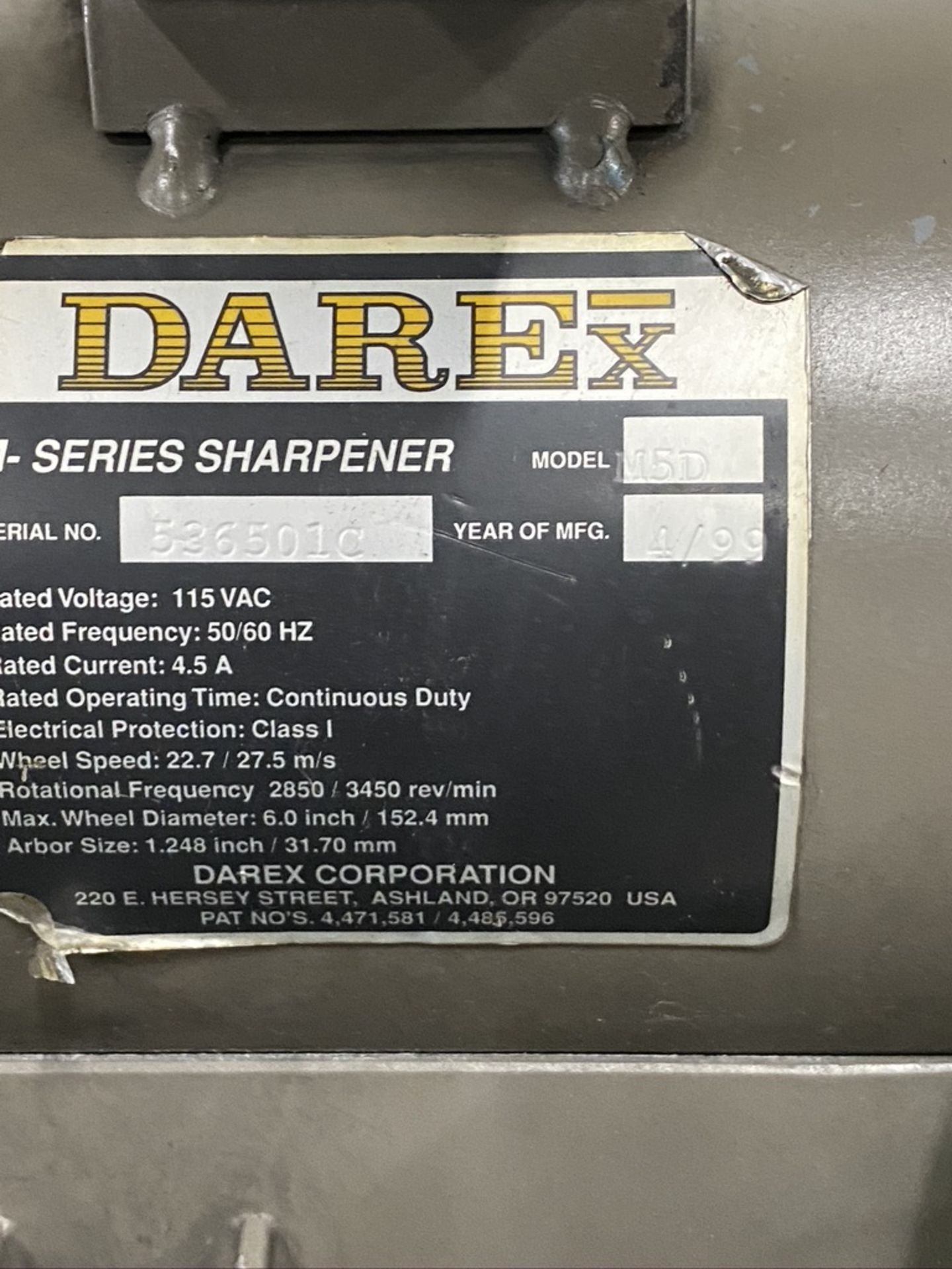 Darex M series Drill And Mill Sharpener bench mount - Image 2 of 2