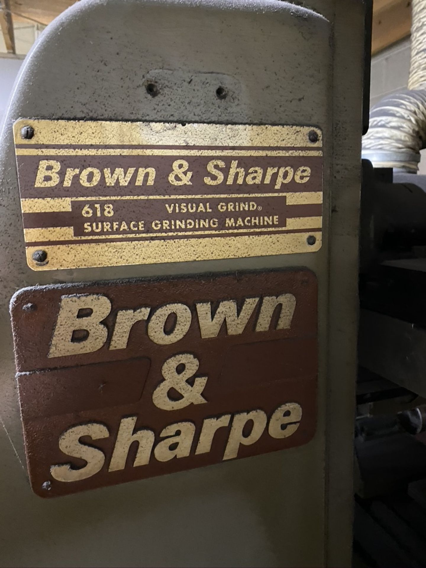 6" x 18" Brown & Sharpe visual surface grinder, with optics - Image 2 of 3