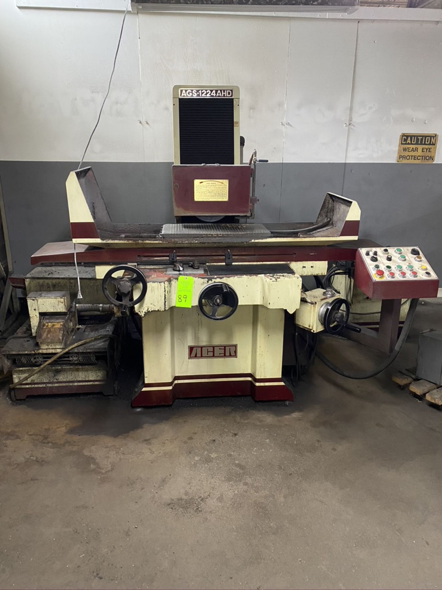 12" x 24" Acer model AGS-1224 AHD,Hydraulic surface grinder (2005)