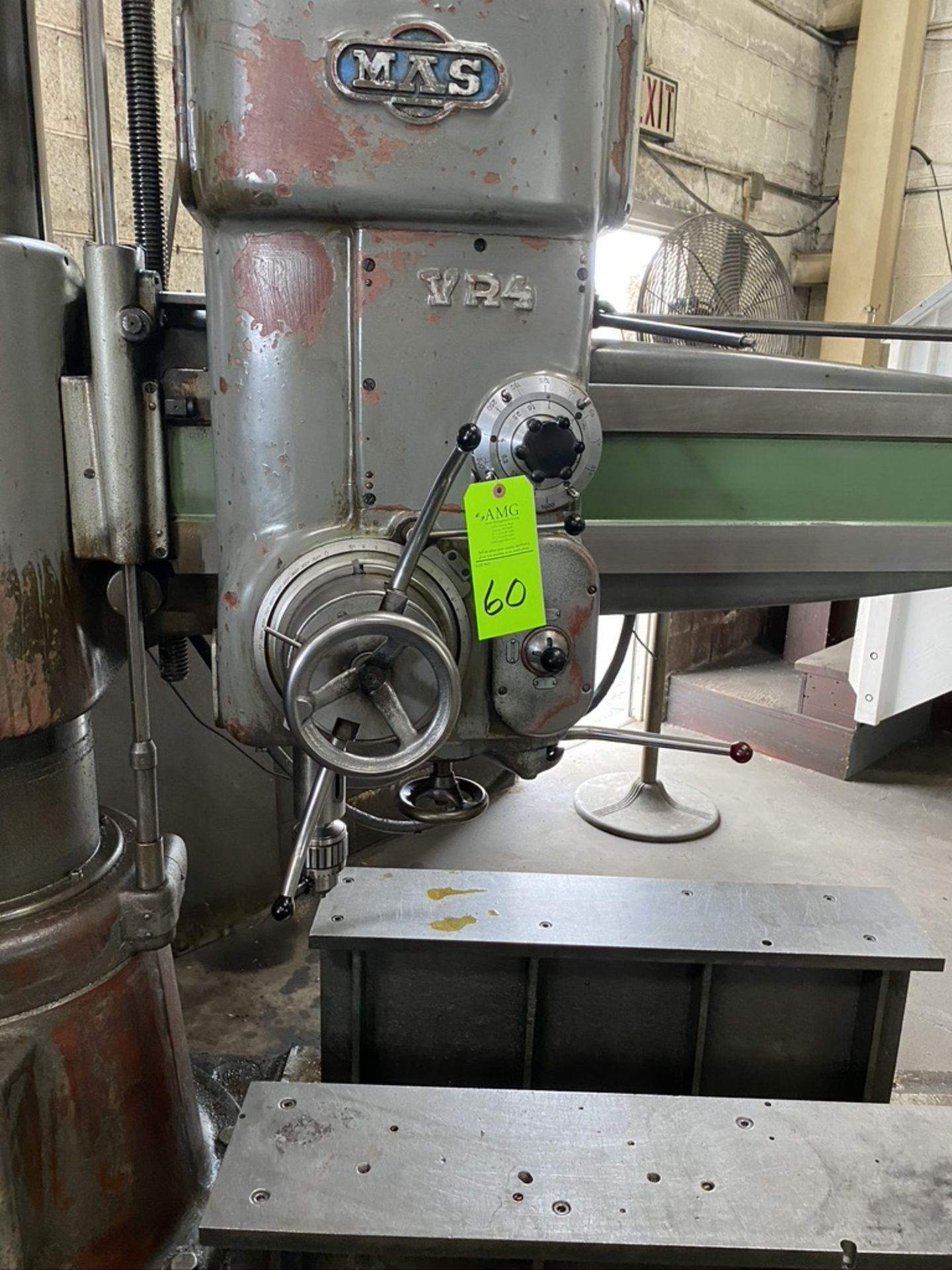 Mas Model VR-4 Radial arm drill, 4 arm