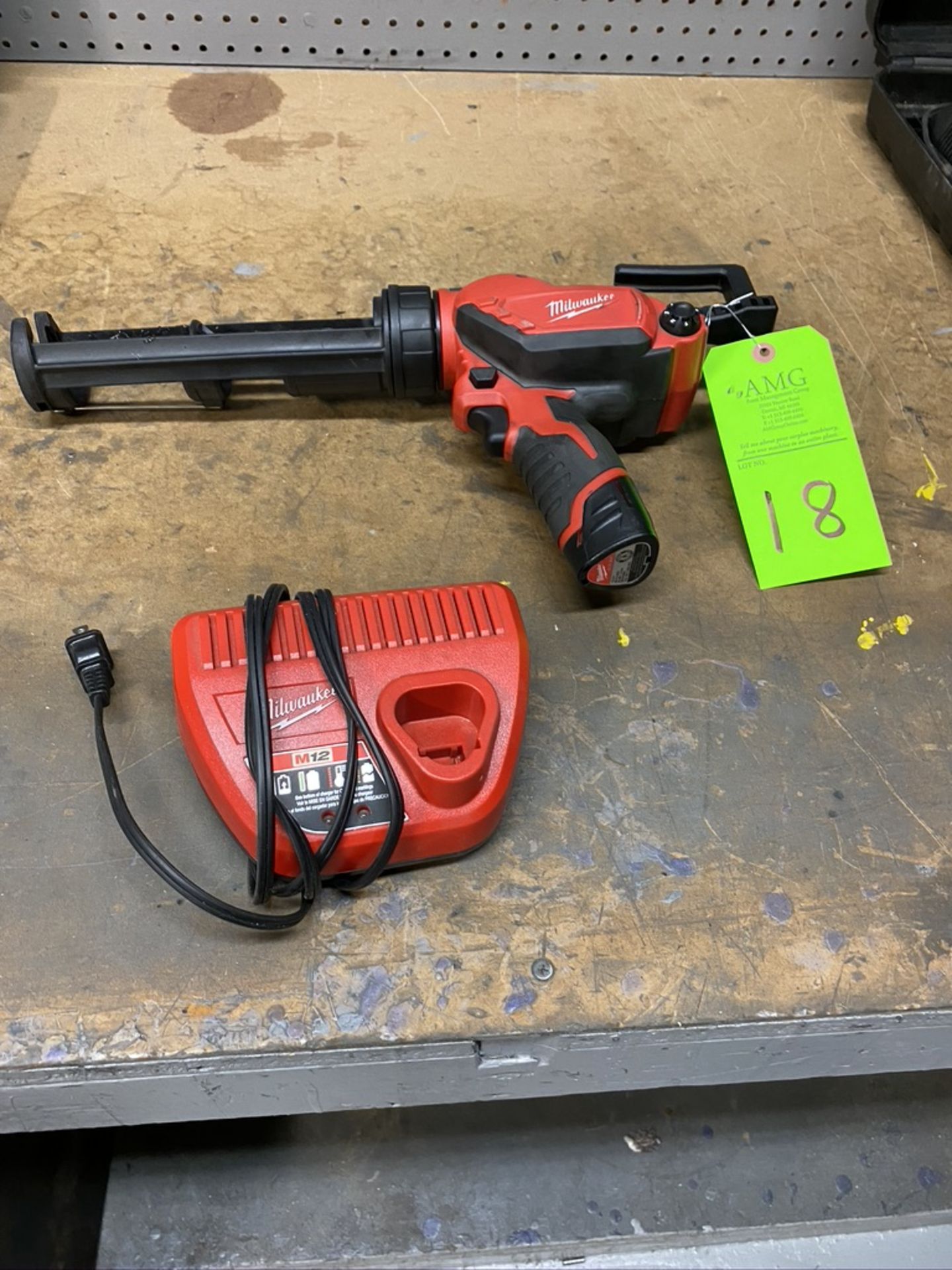 Milwaukee cordless model M-12 Caulk gun