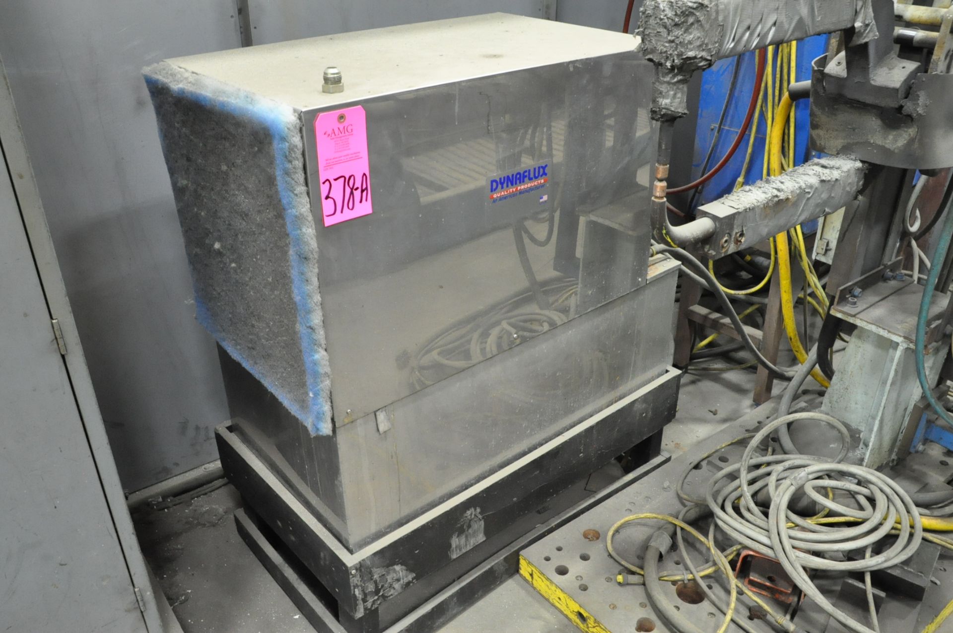 Dynaflux Chiller, (2) Enerpac Hydraulic Pumps with Stand, and 2-Door Cabinet with Welding - Image 3 of 6