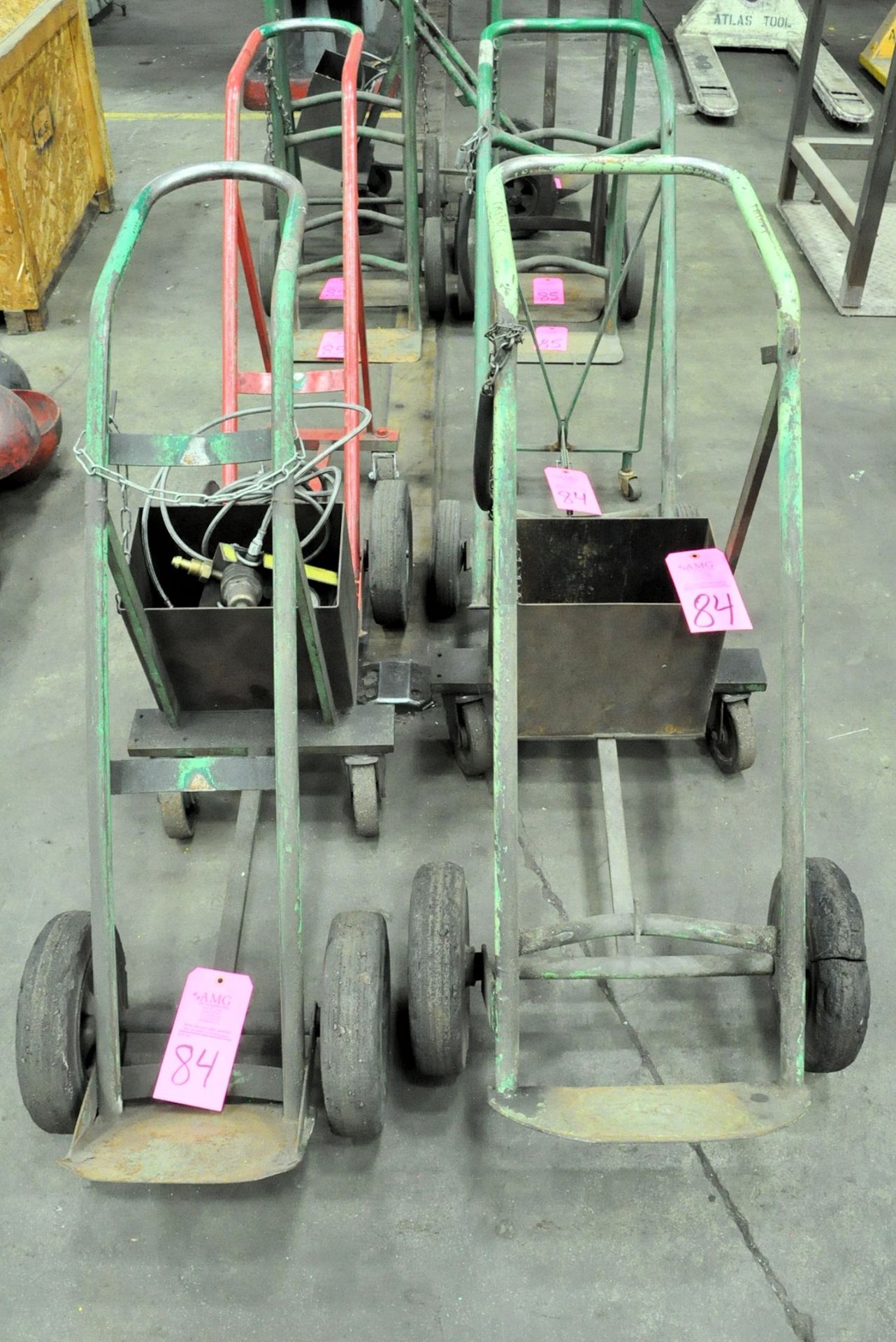 Lot-(4) Tank Carts