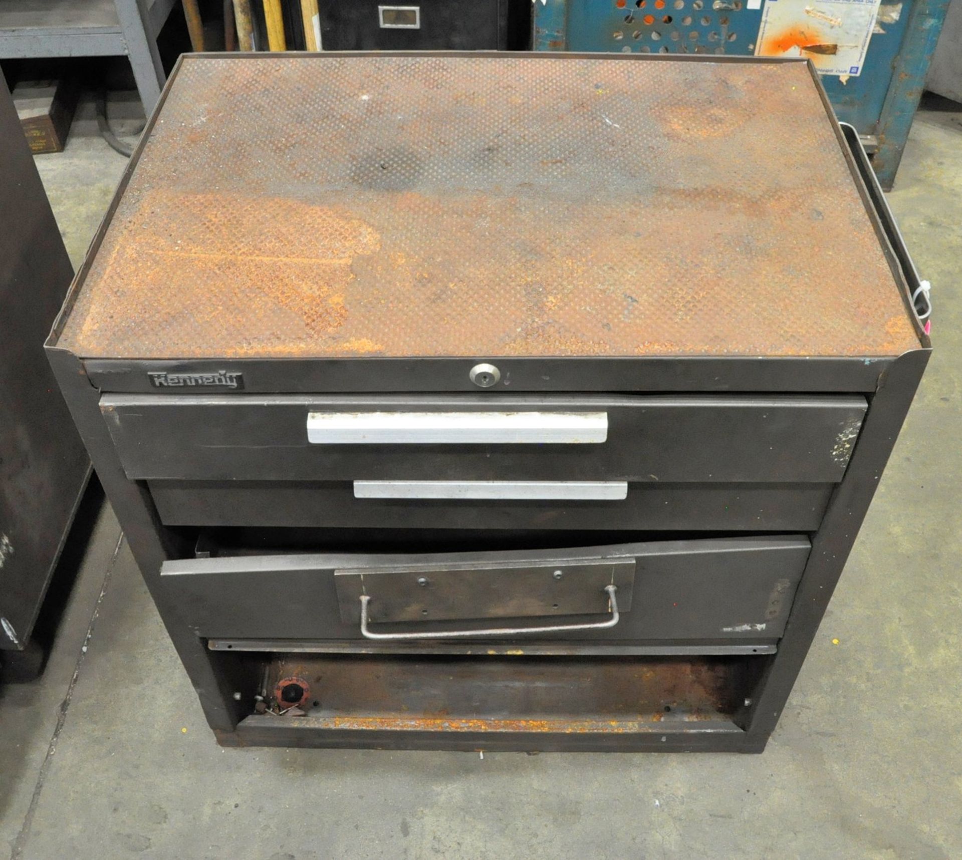 Lot-(3) Kennedy 3-Drawer Rolling Tool Chests - Bild 3 aus 3