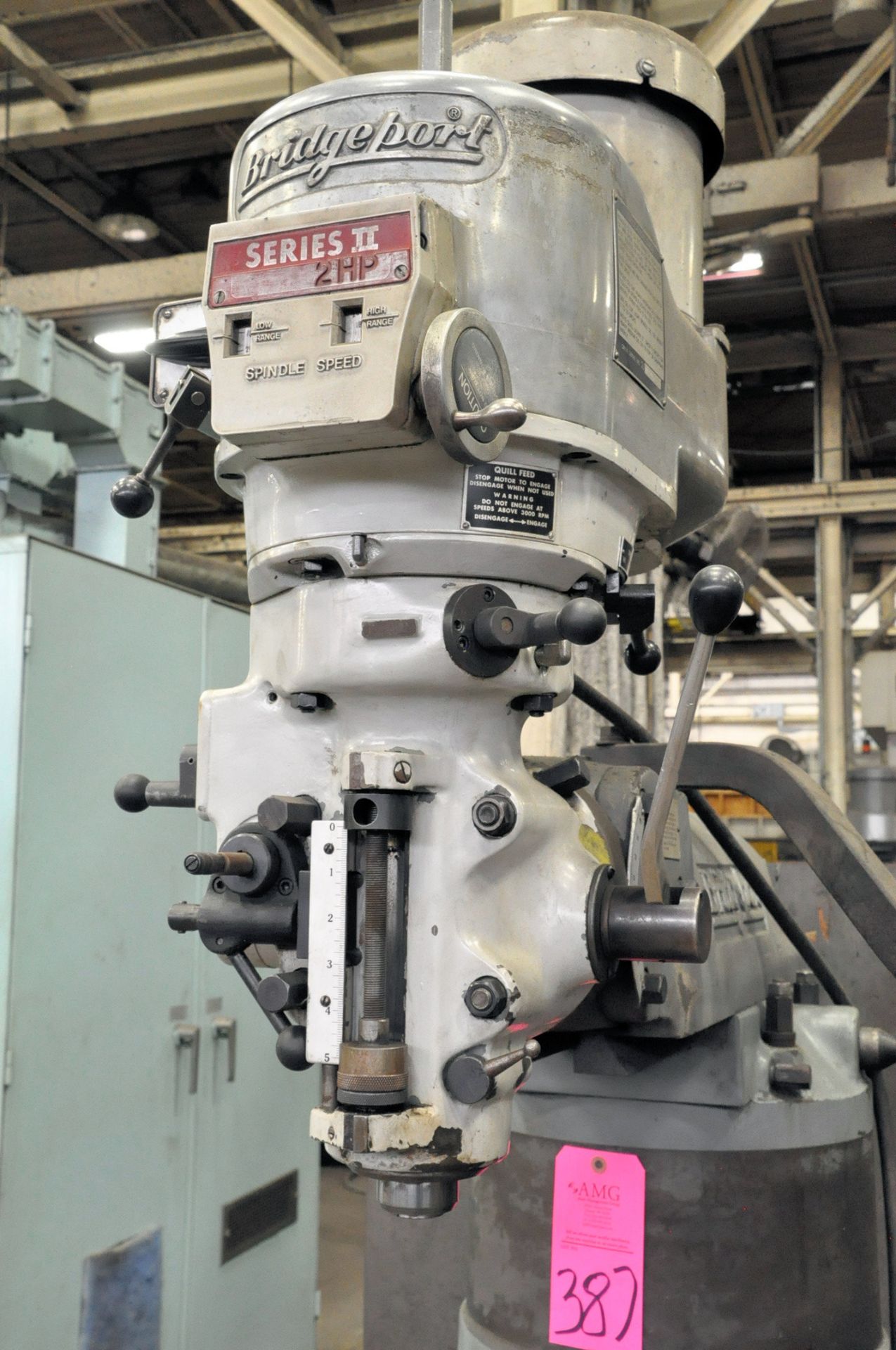 Bridgeport Series II, 2-HP Variable Speed Vertical Milling Machine, S/n 233352, with Acu-Rite - Image 3 of 4