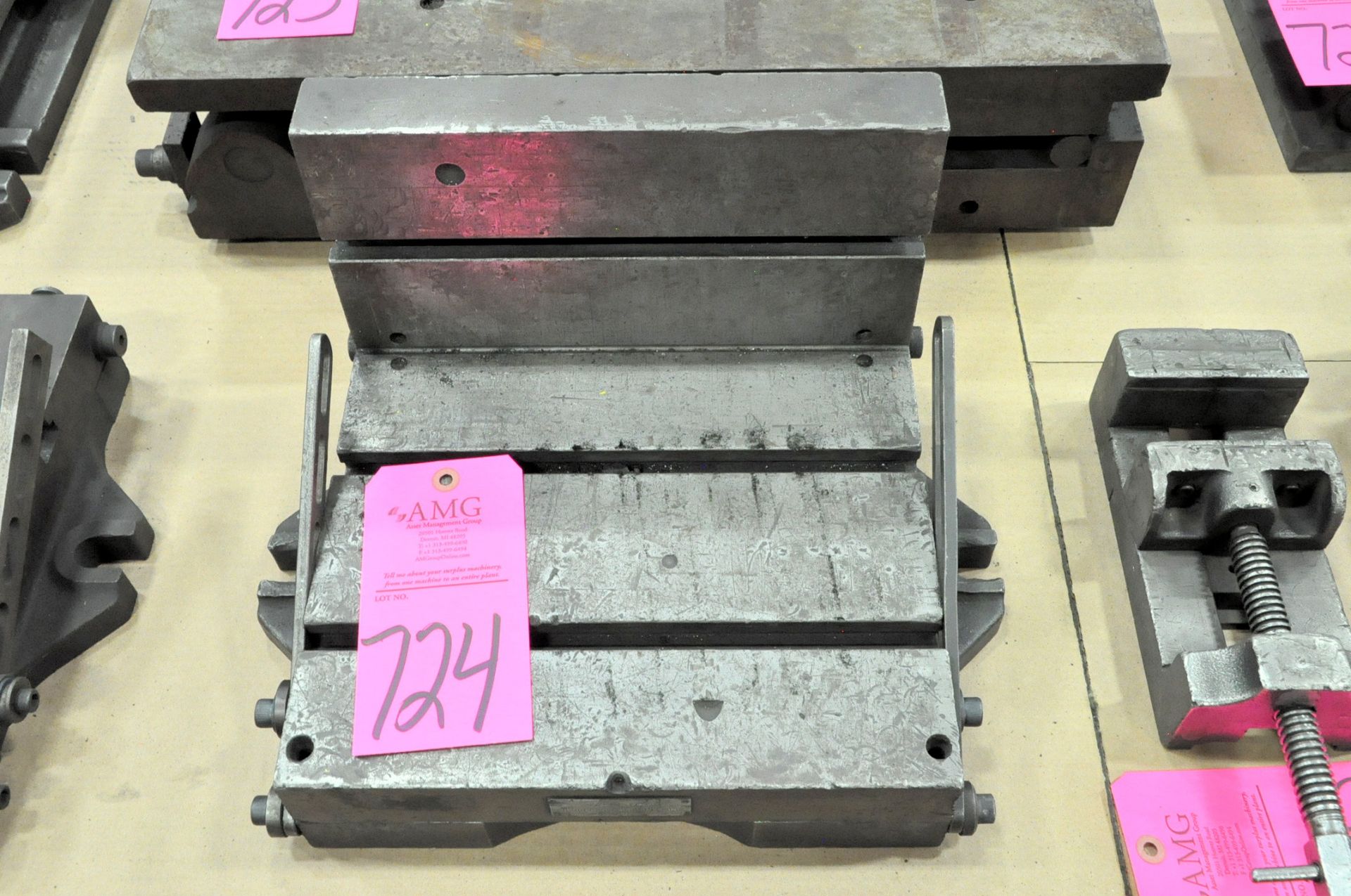 12" x 11 1/2" x 9" Inclinable Angle Plate, (E-7), (Pink Tag)