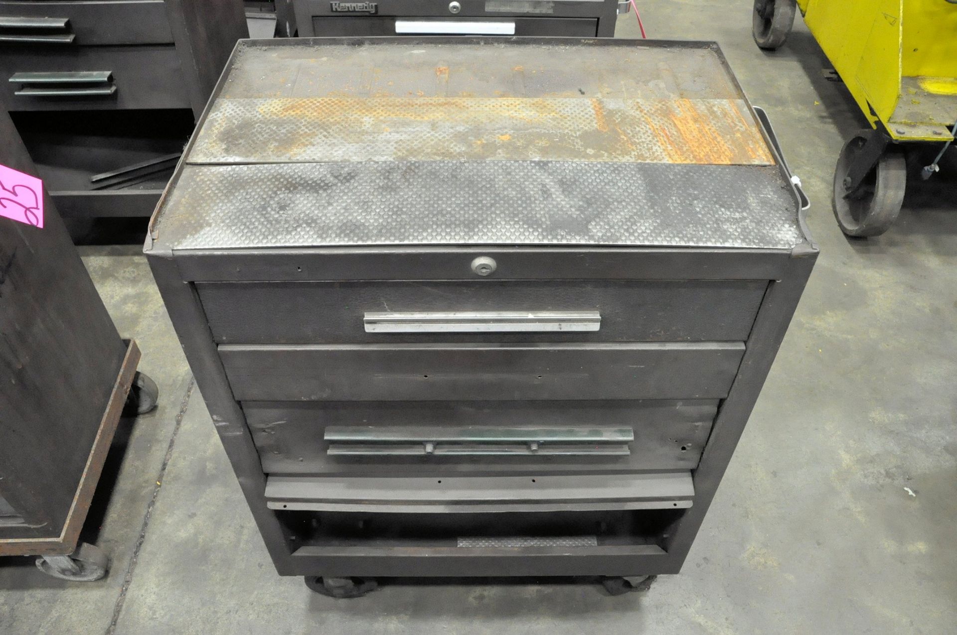 Lot-(3) Kennedy 3-Drawer Rolling Tool Chests