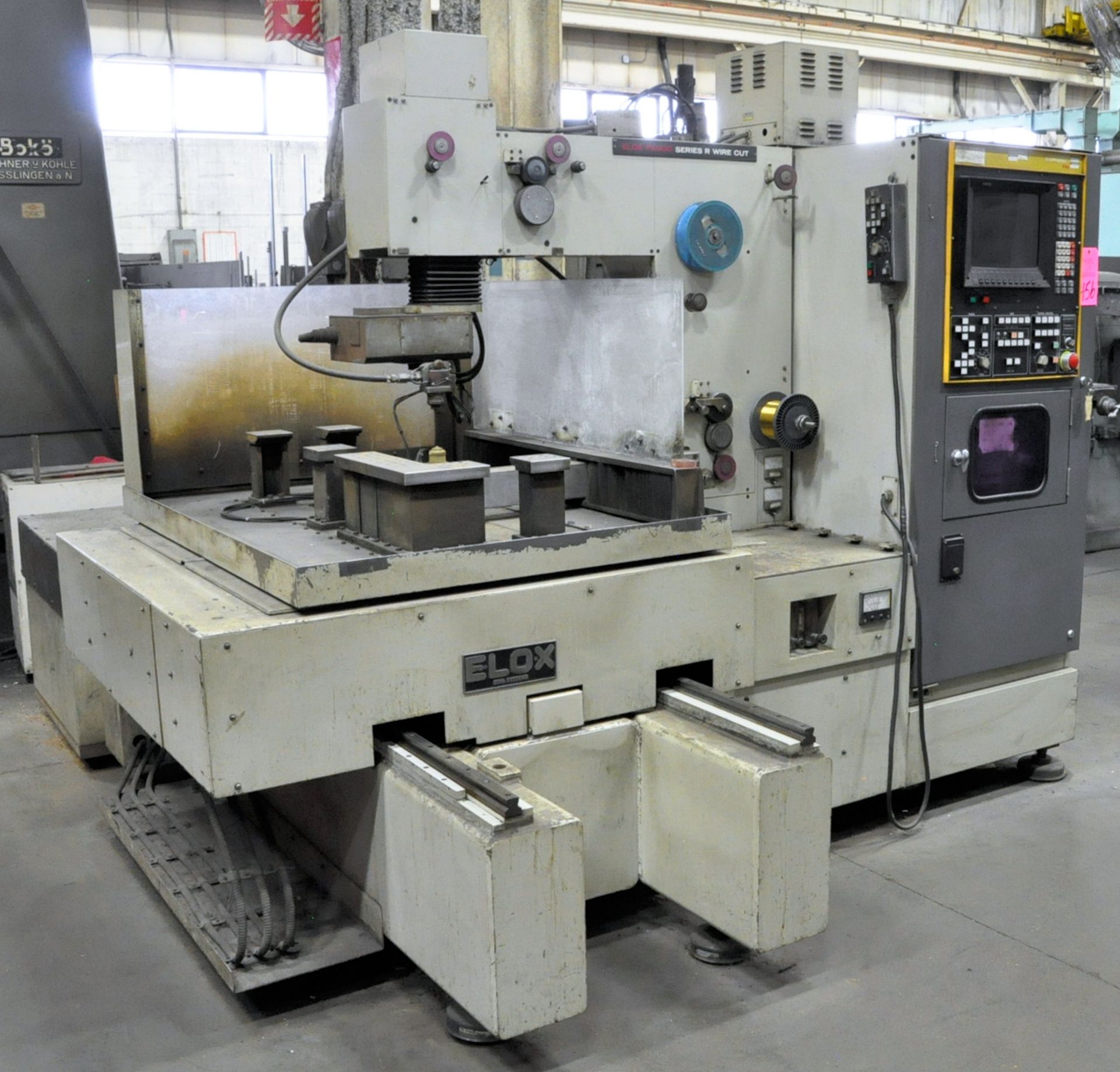 Elox-Fanuc Series R, Wire CNC Electrical Discharge Machine, S/n C4R0023 (New 1984), Travels: X-15.