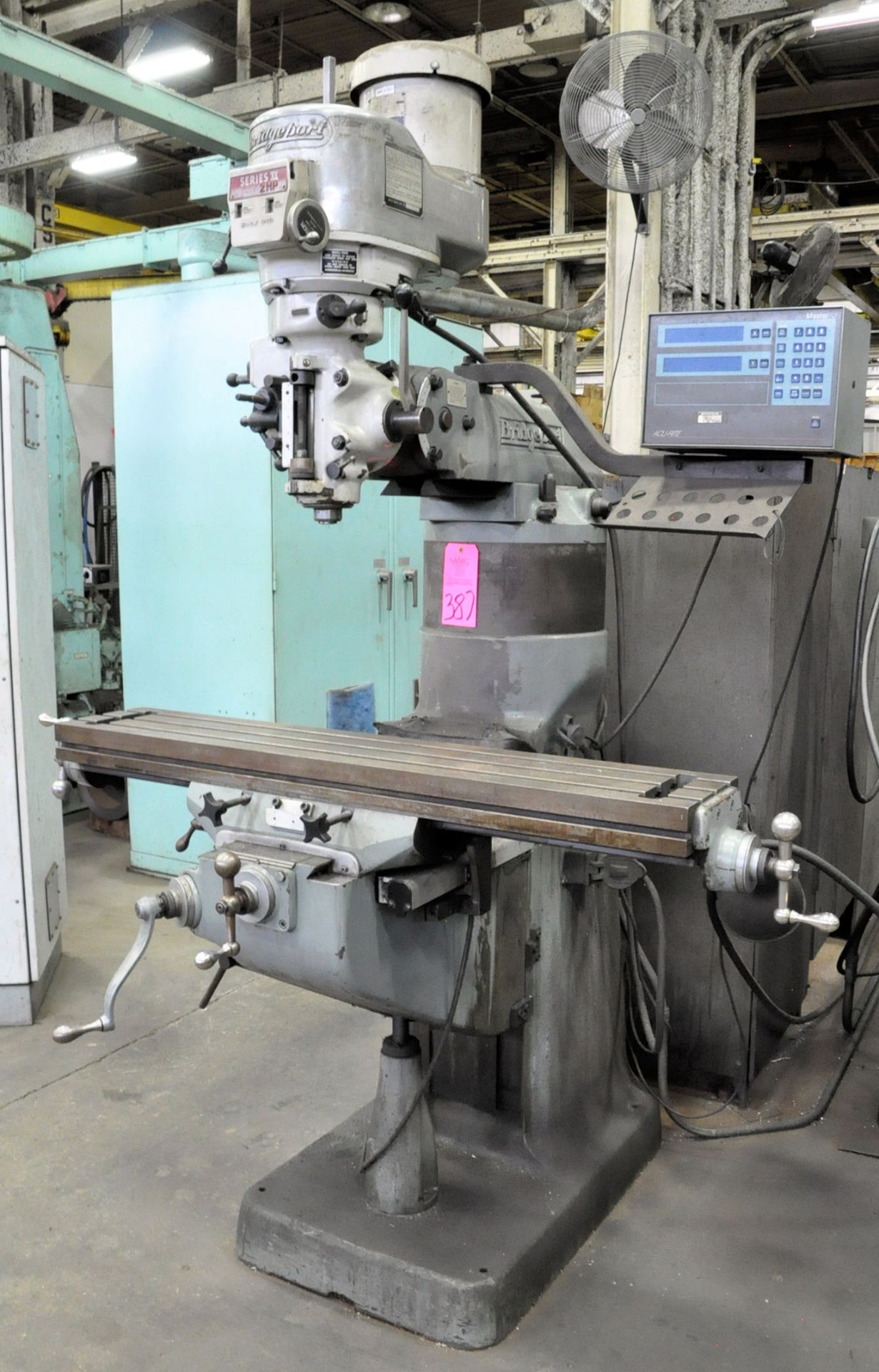 Bridgeport Series II, 2-HP Variable Speed Vertical Milling Machine, S/n 233352, with Acu-Rite