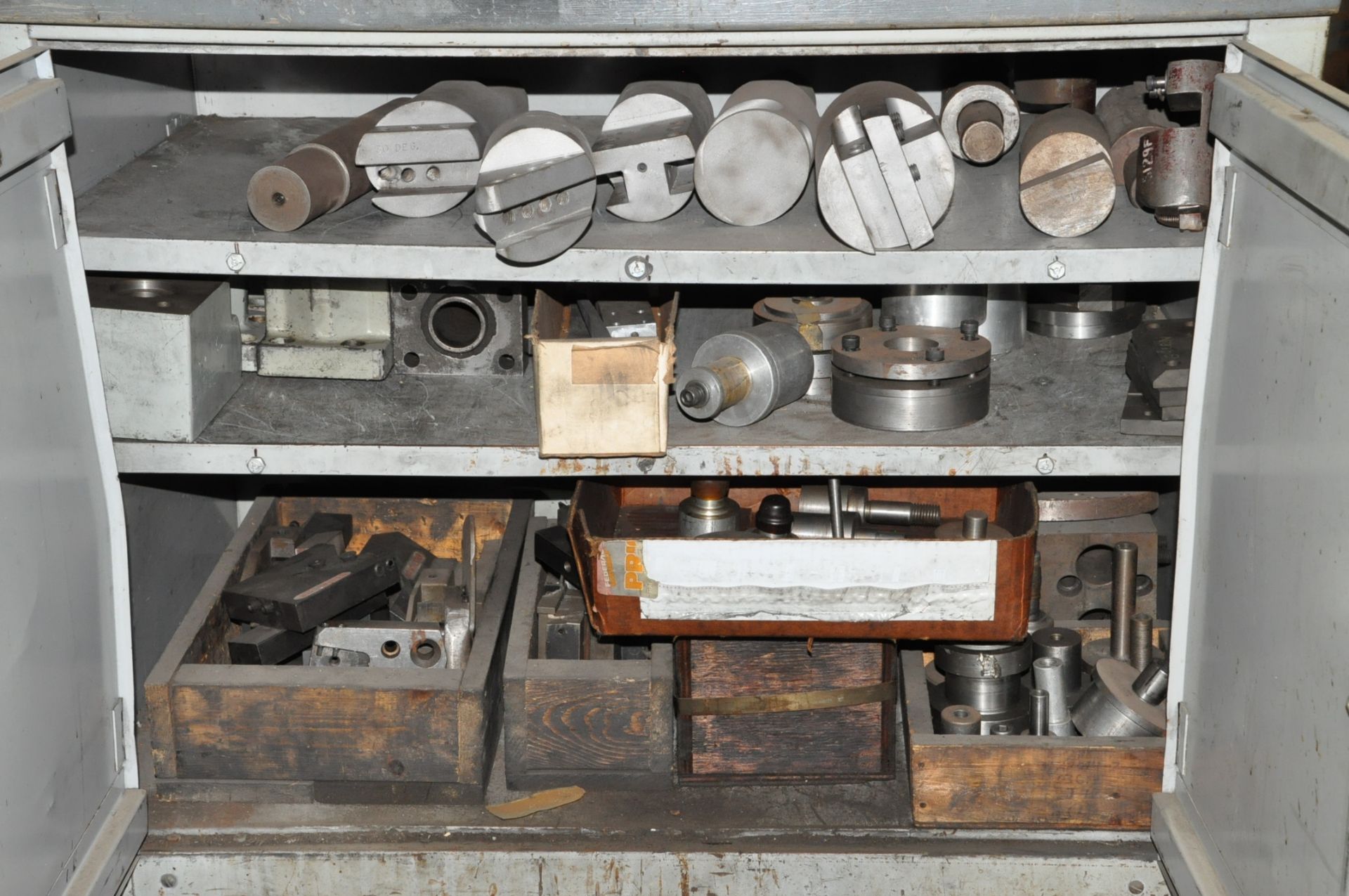 Lot-Cincinnati Chucker Tooling with 2-Door Short Cabinet, (Tool Room), (Pink Tag) - Image 3 of 3