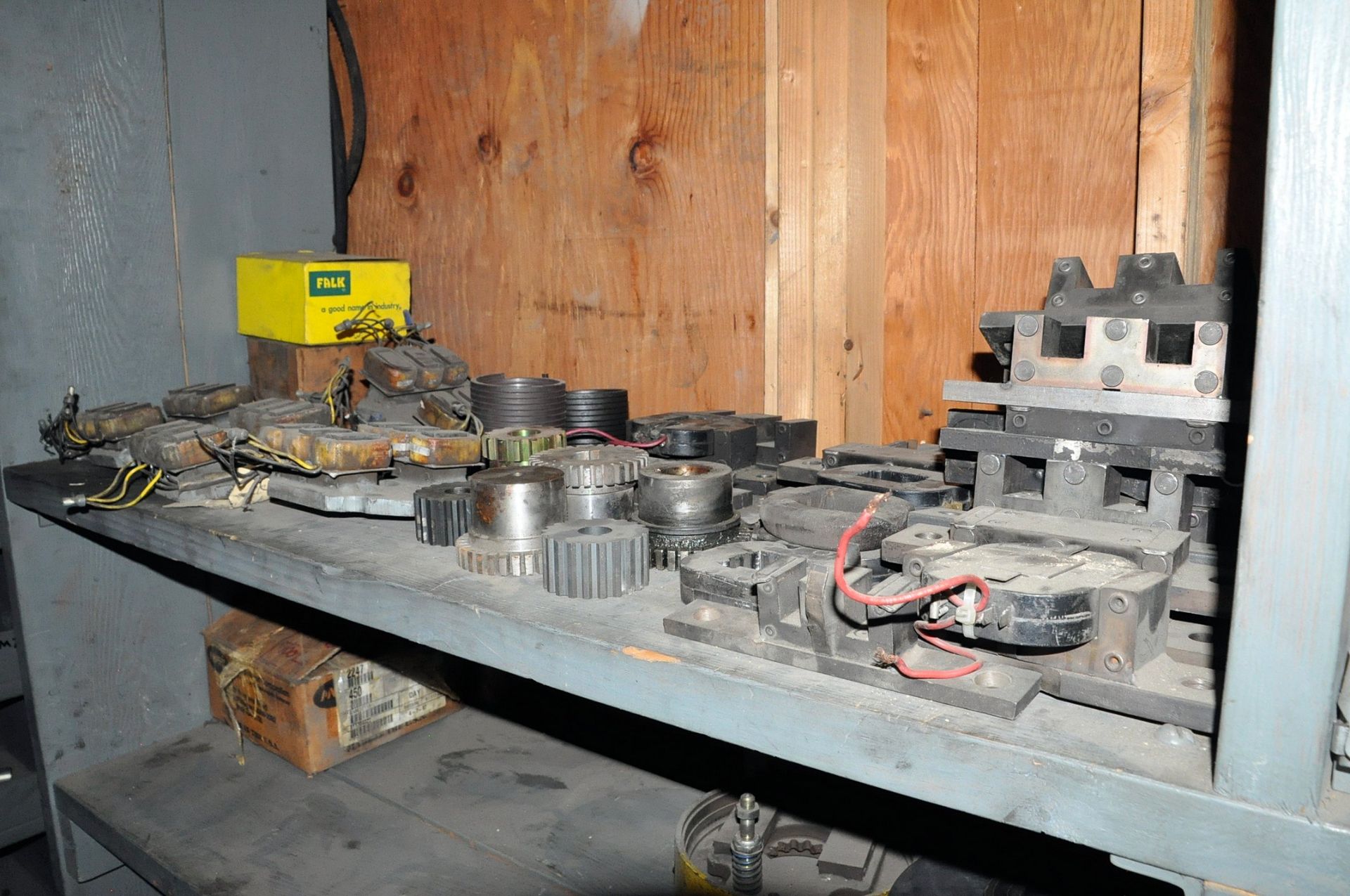 Lot-Electrical Maintenance with Shelving and Desk in Back Storeroom of Electrical Crib, (Pattern - Image 40 of 42