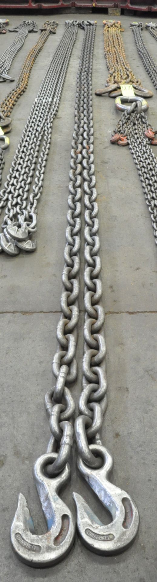 3/4" Link x 20' Long 2-Hook Chain Sling, Cert Tag, (G-23), (Yellow Tag) - Image 2 of 2