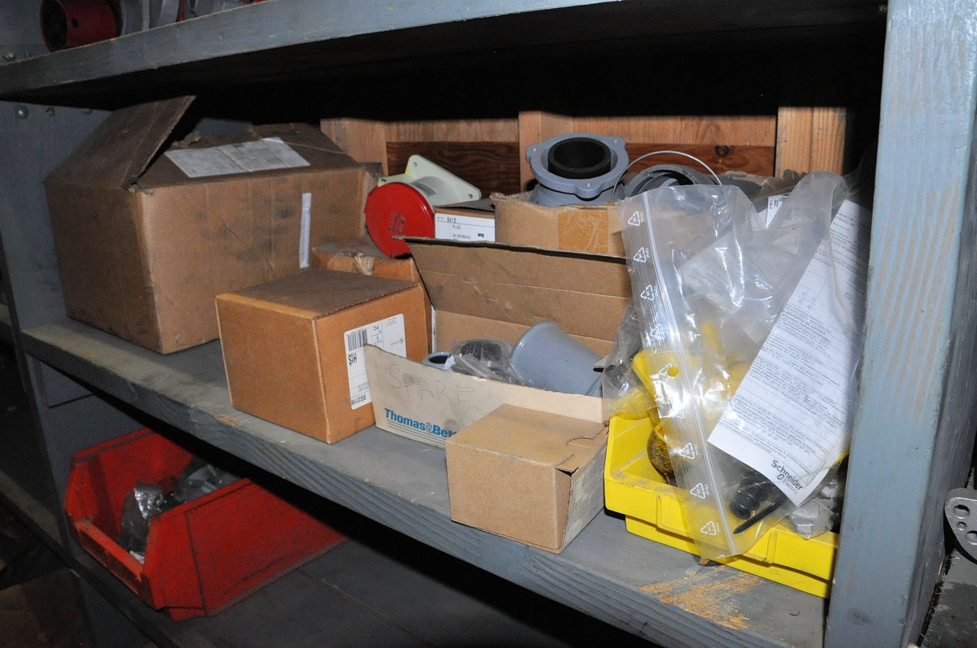 Lot-Electrical Maintenance with Shelving and Desk in Back Storeroom of Electrical Crib, (Pattern - Image 36 of 42