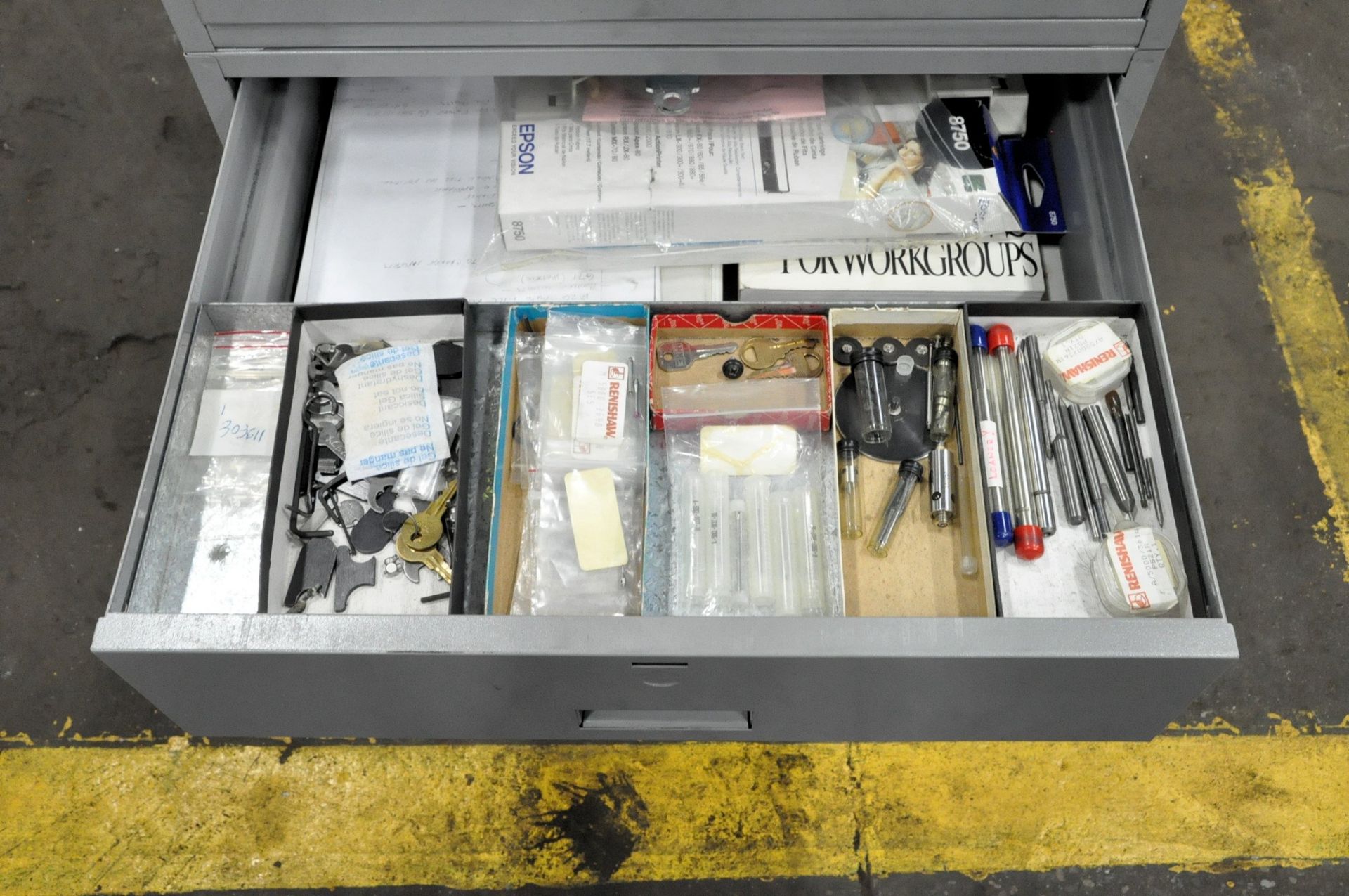 4-Drawer Rolling Cabinet with Misc. Contents, (E-7), (Yellow Tag) - Image 4 of 5