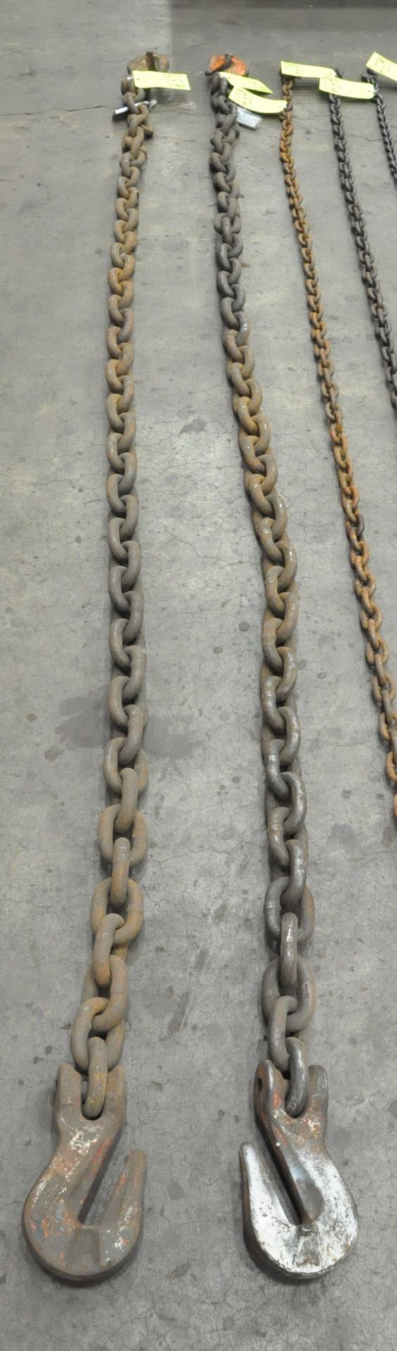 Lot-(2) 3/4" Link x 10' Long 2-Hook Chain, Cert Tag, (G-24), (Yellow Tag) - Image 2 of 2