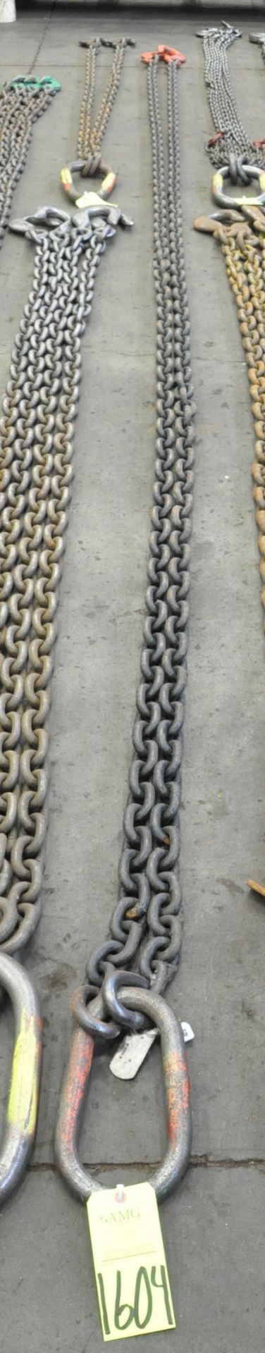 5/8" Link x 18' 6" Long 2-Hook Chain Sling, Cert Tag, (G-23), (Yellow Tag)