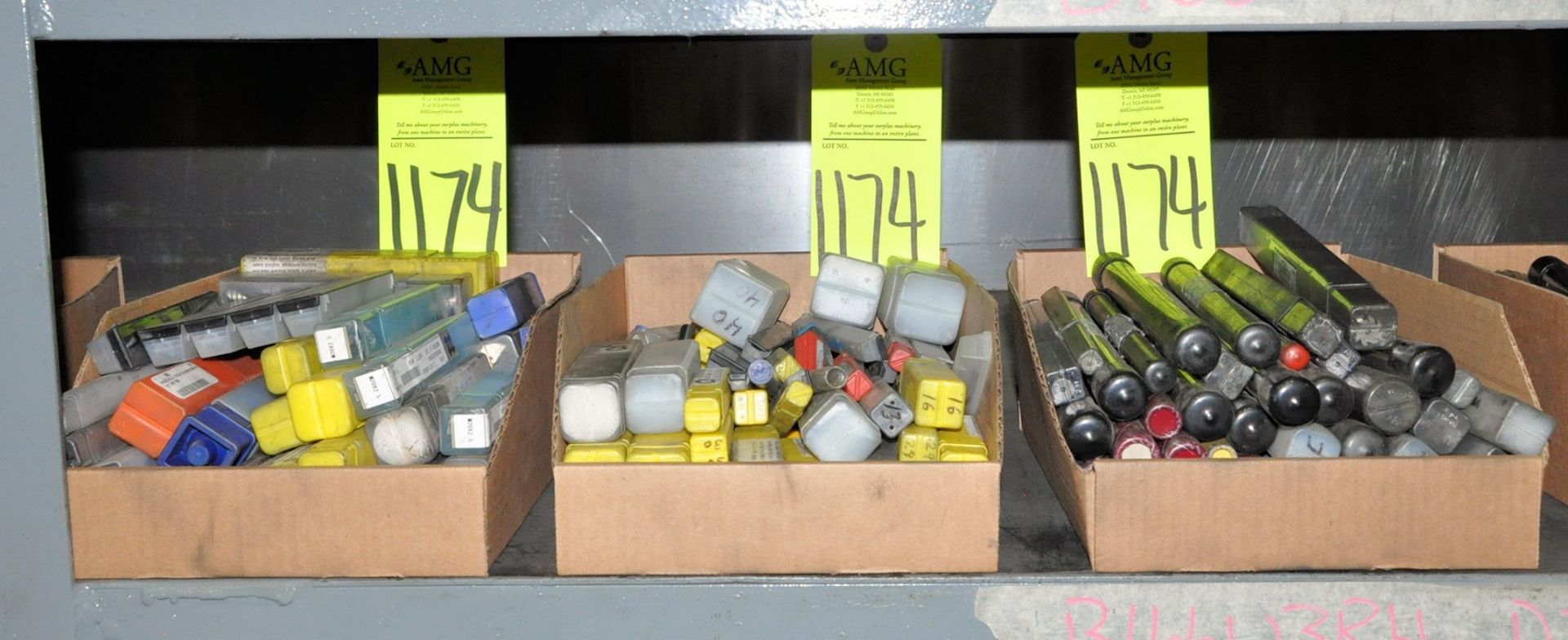 Lot-Packaged Cutters in (3) Boxes on (1) Shelf, (F-14), (Yellow Tag)