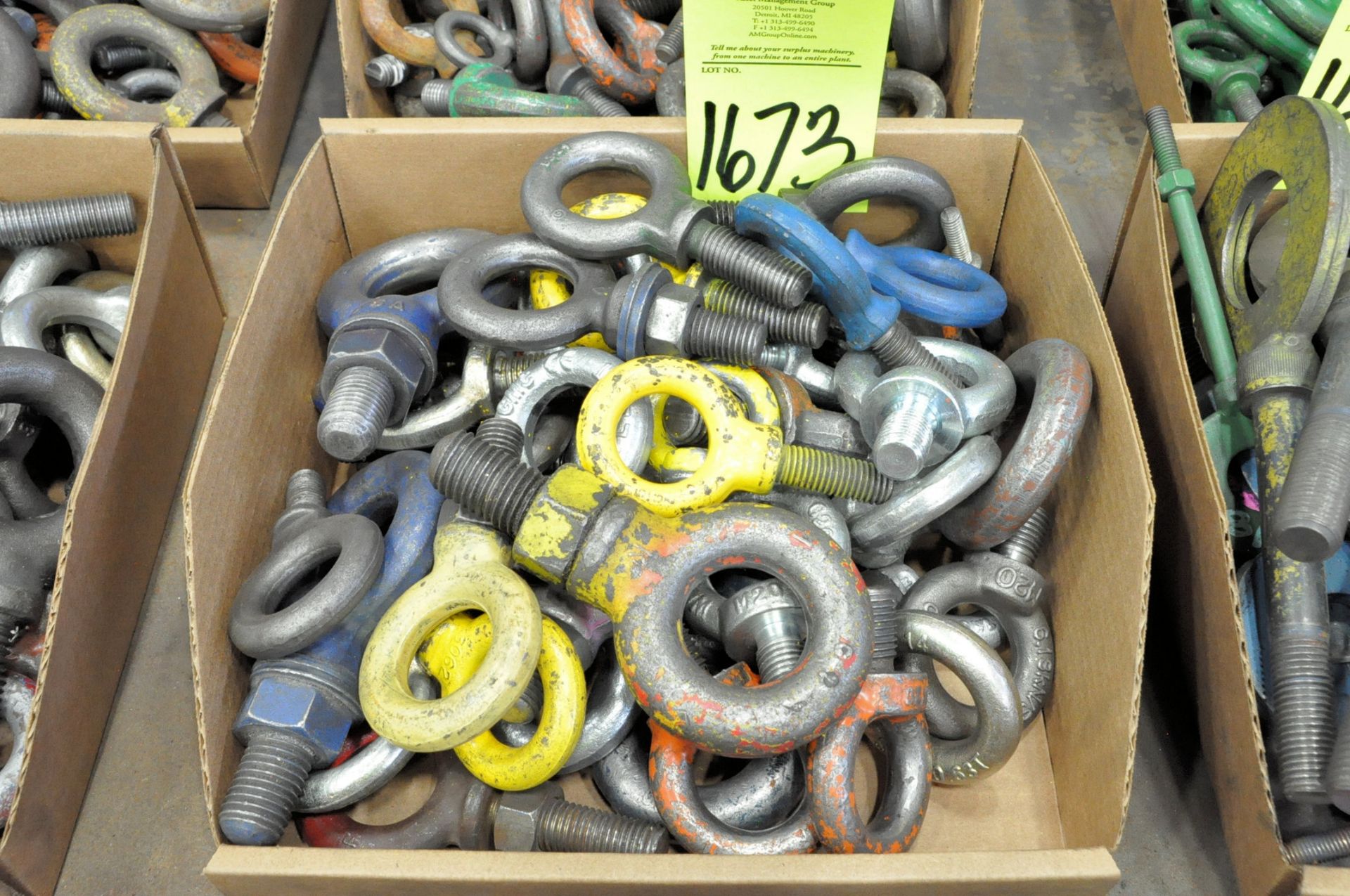 Lot-Eye Bolts in (3) Boxes, (G-26), (Yellow Tag) - Image 2 of 3