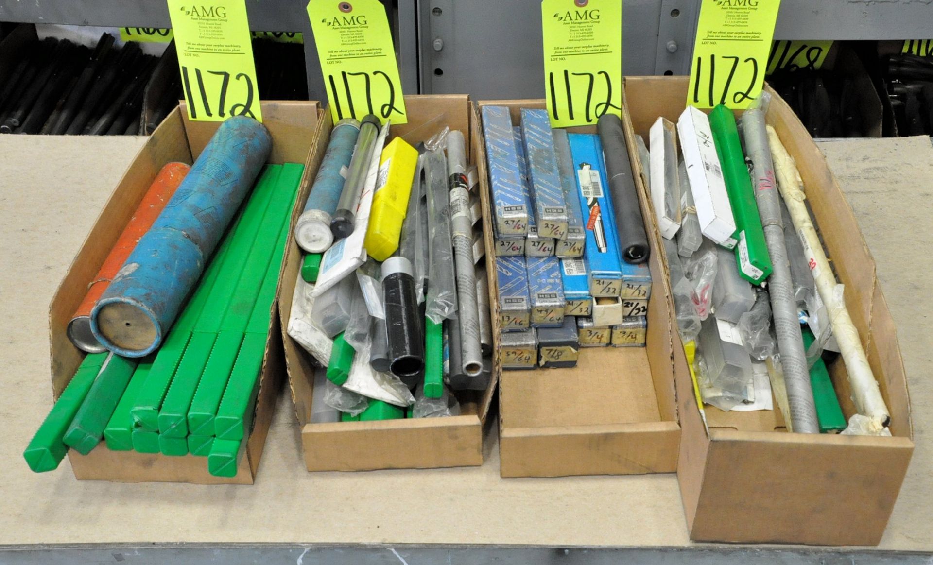 Lot-Packaged Cutters in (4) Boxes on (1) Shelf, (F-14), (Yellow Tag)