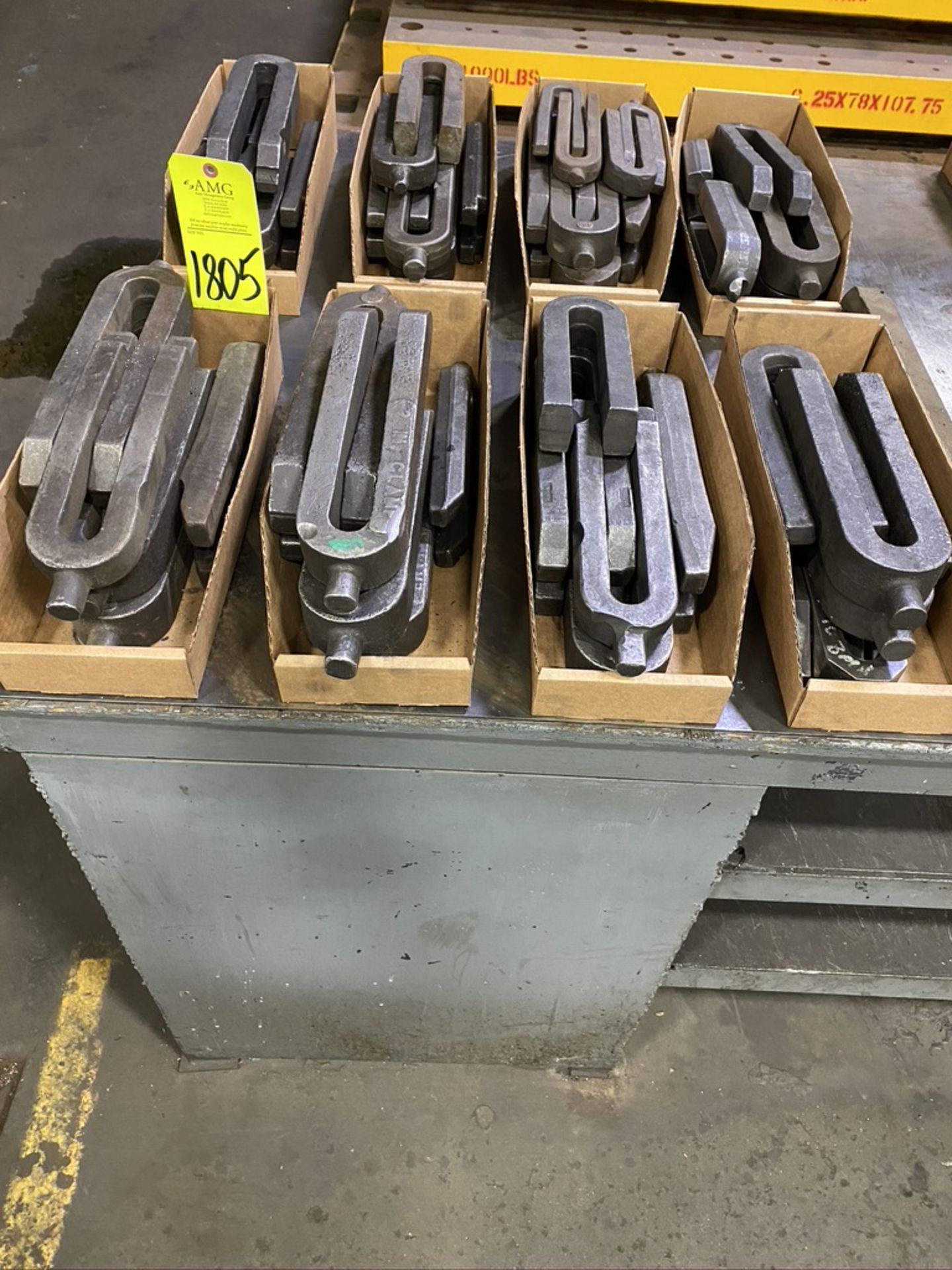 Lot-Various Hold Down Tooling in (8) Boxes, (D-14), (Yellow Tag)