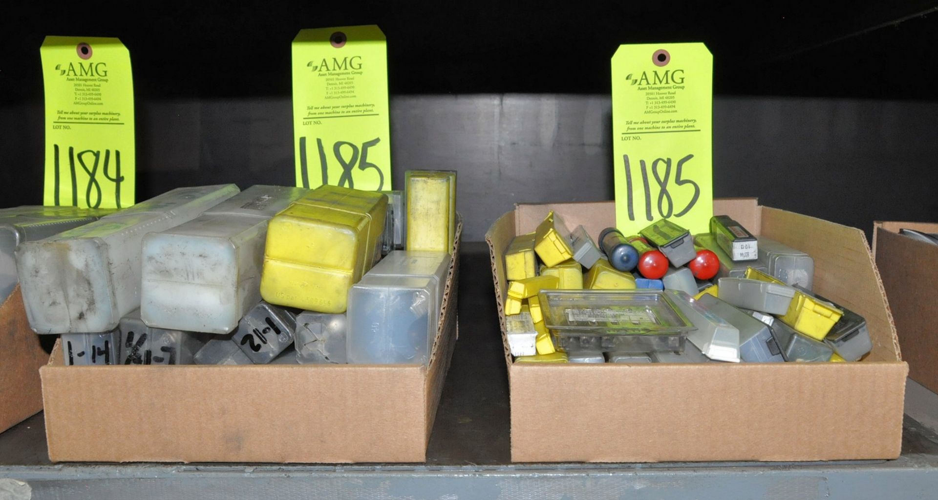Lot-Packaged Cutters in (2) Boxes on (1) Shelf, (F-14), (Yellow Tag)
